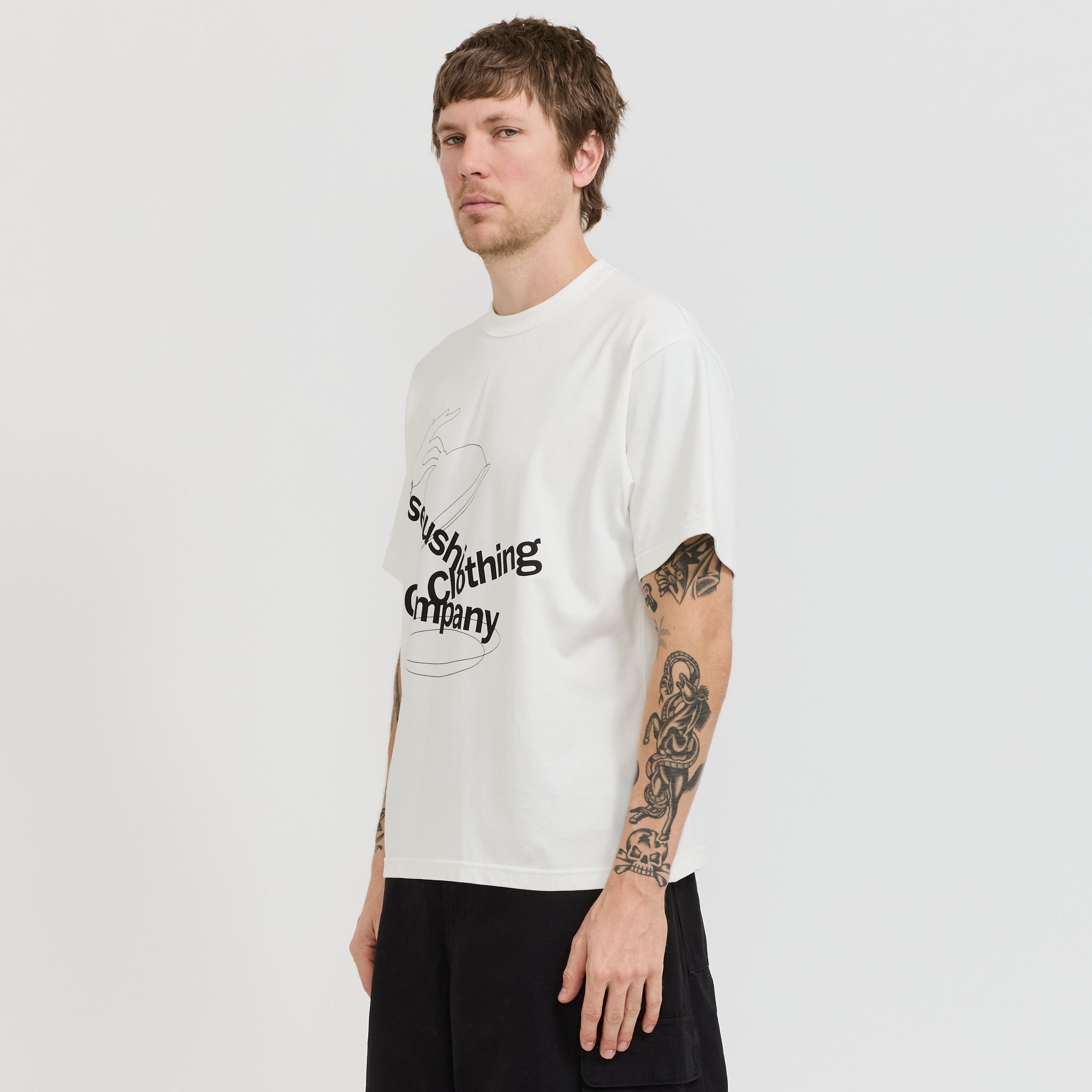 Service Tee White