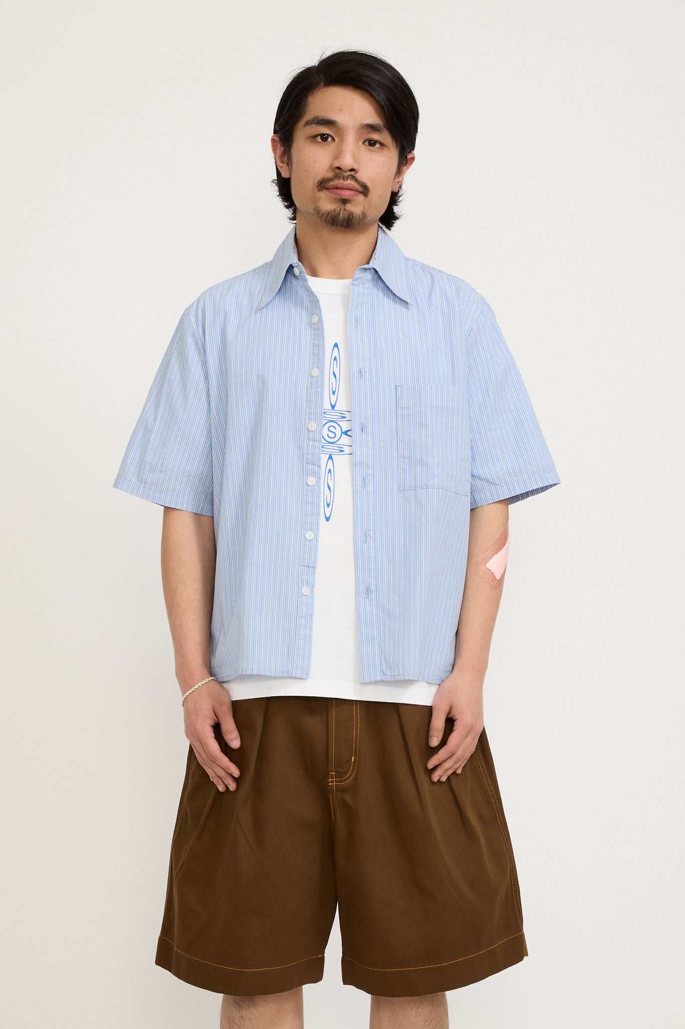 Summer Shirt Blue Stripes