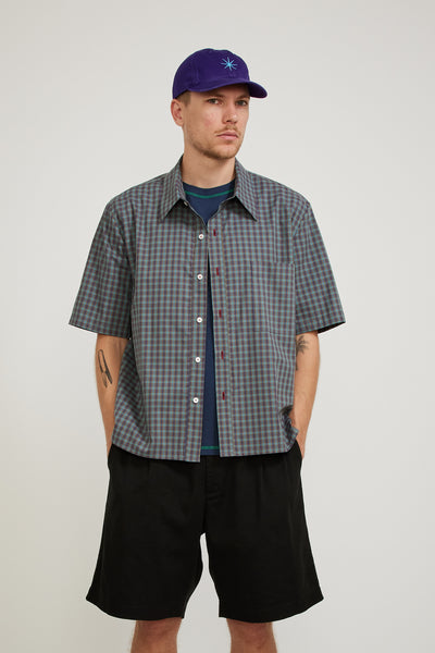 Pseushi | Summer Shirt Blue Mustard | Maplestore