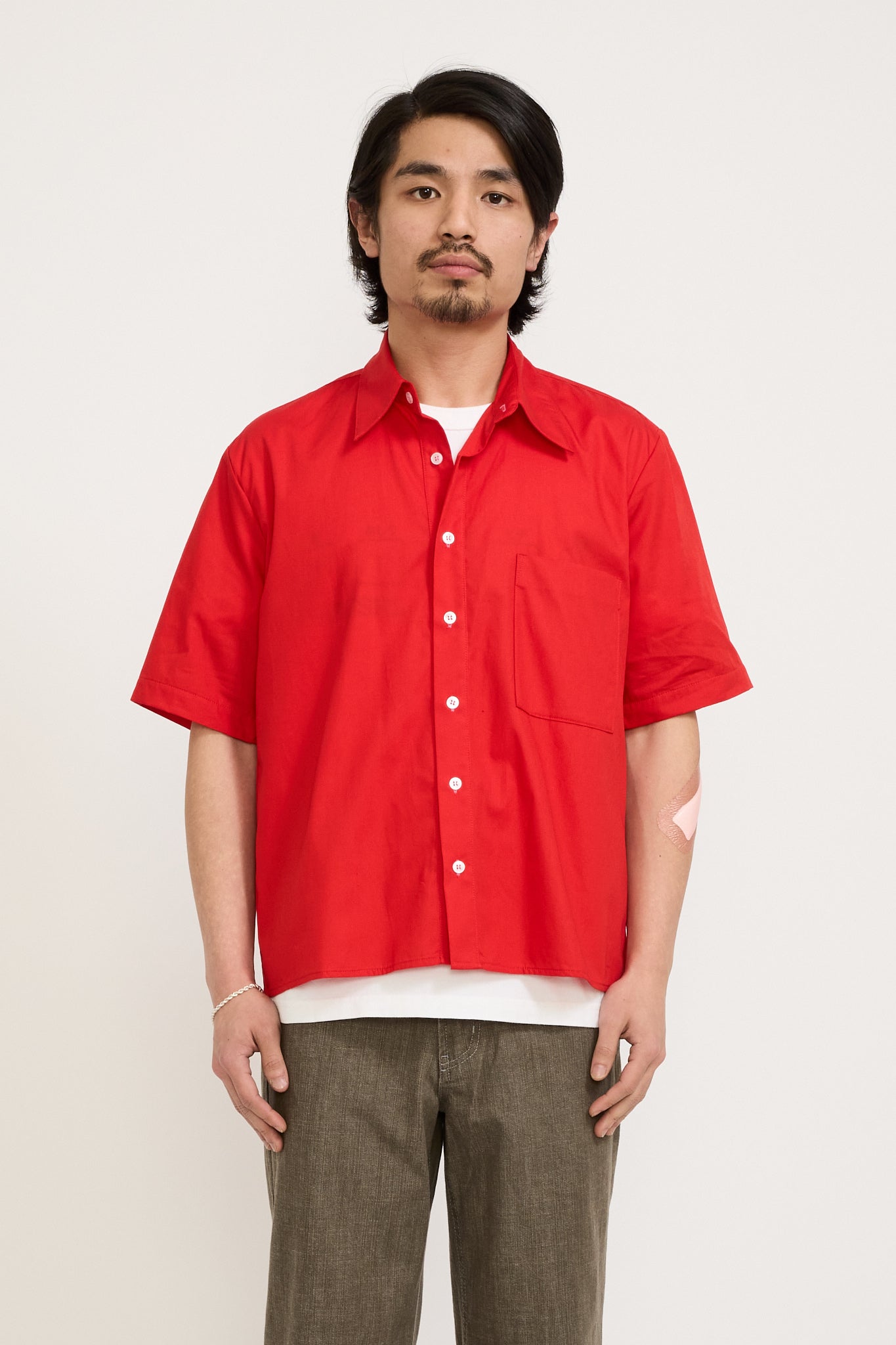 Summer Shirt Cherry Red