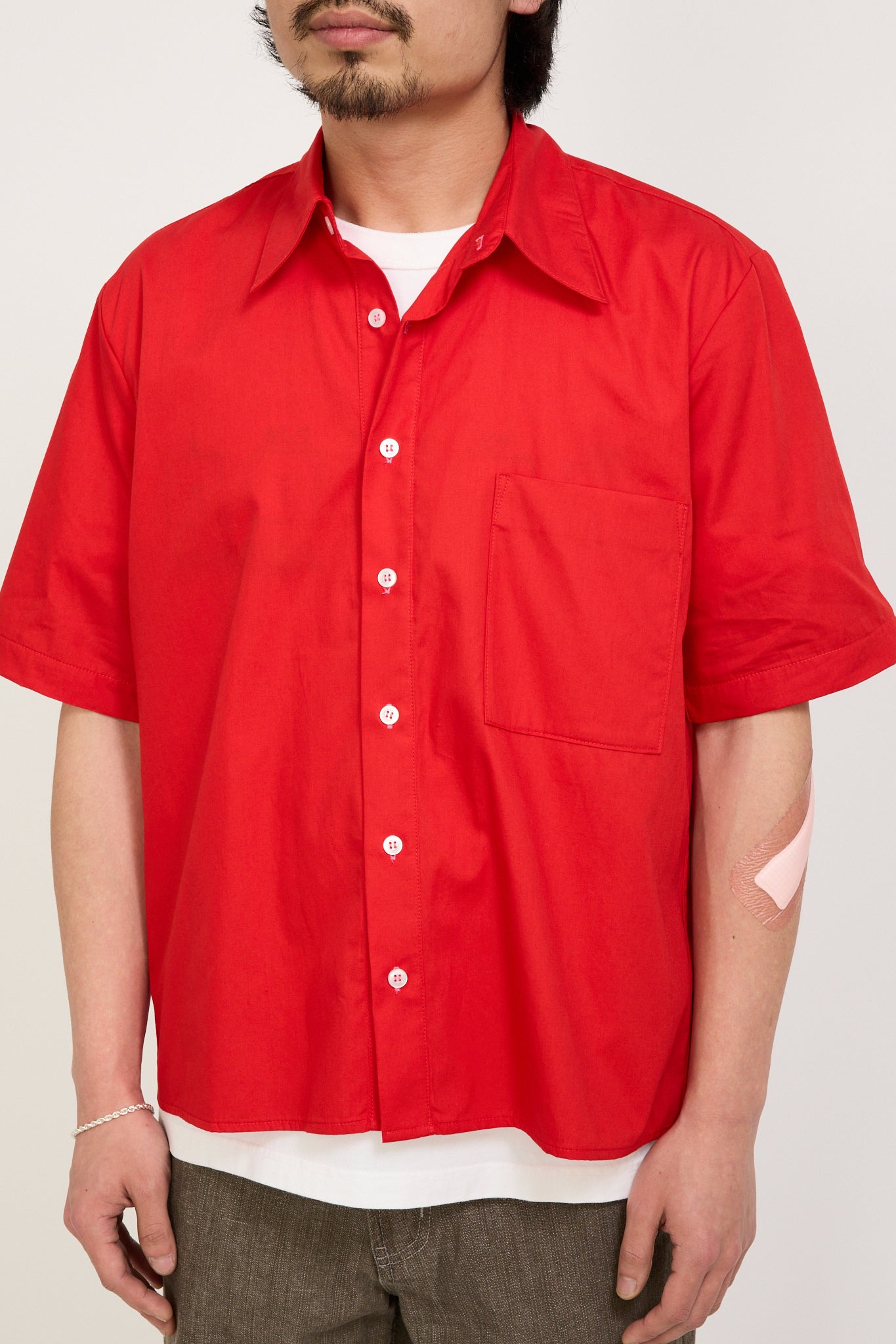 Pseushi | Summer Shirt Cherry Red | Maplestore