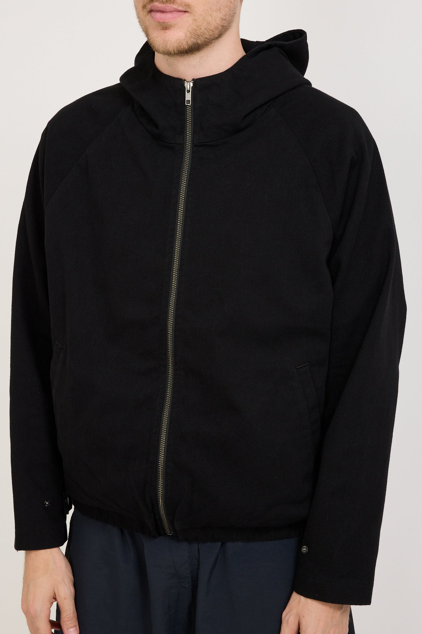 Raglan Hooded Zip Jacket