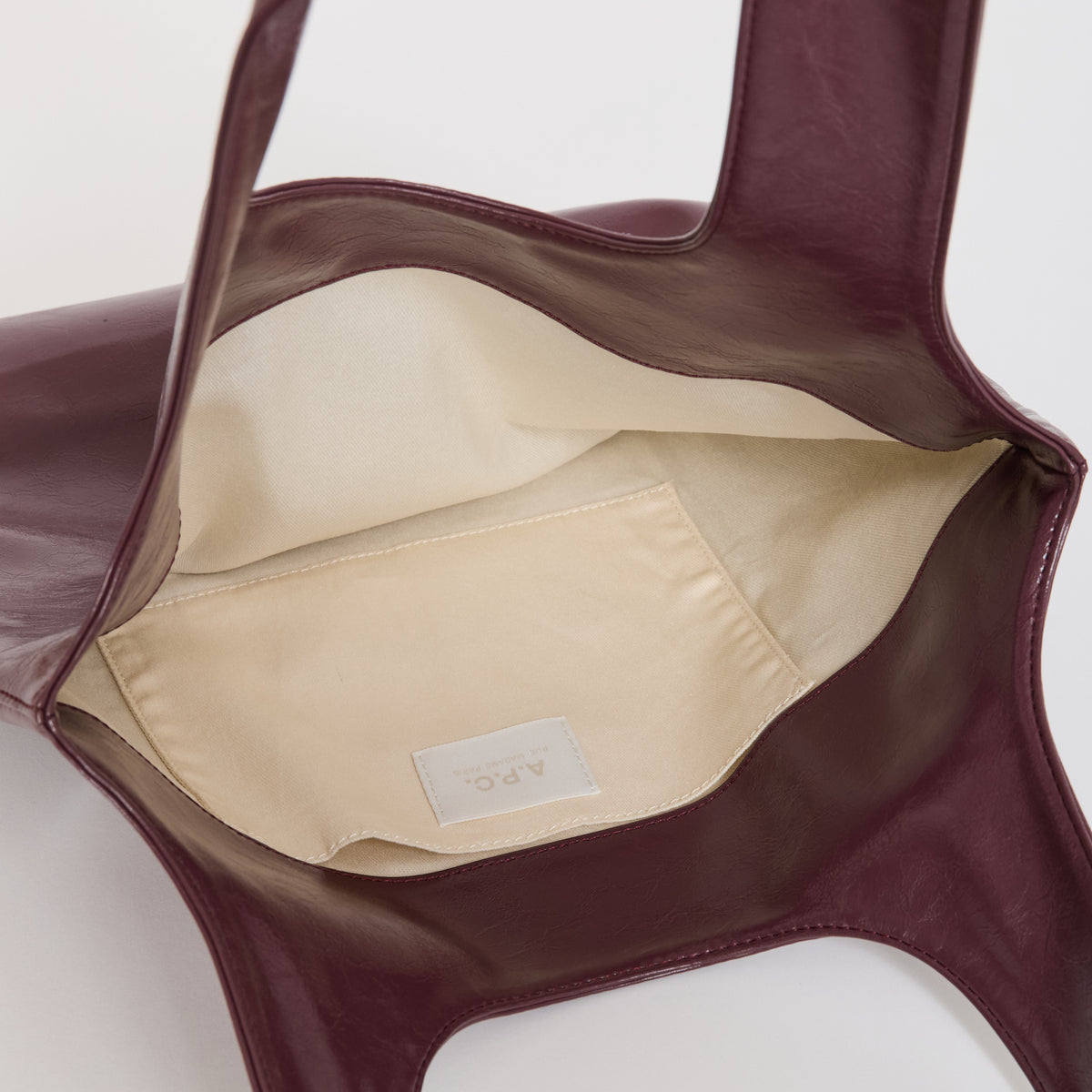 A.P.C. | Ninon Tote Small Blackberry | Maplestore