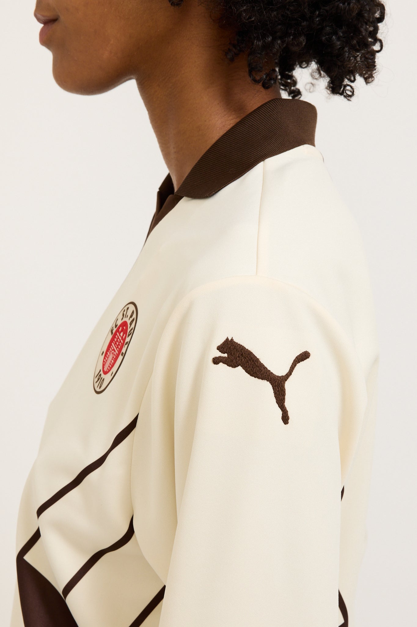 Puma x FC St. Pauli Longsleeve Jersey Sugared Almond/Espresso