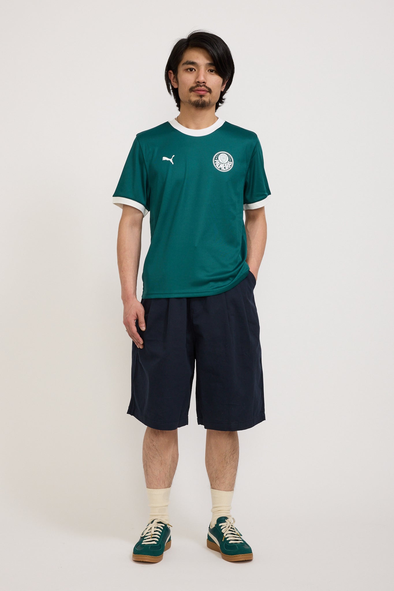 Puma x Palmeiras Ringer Tee Malachite