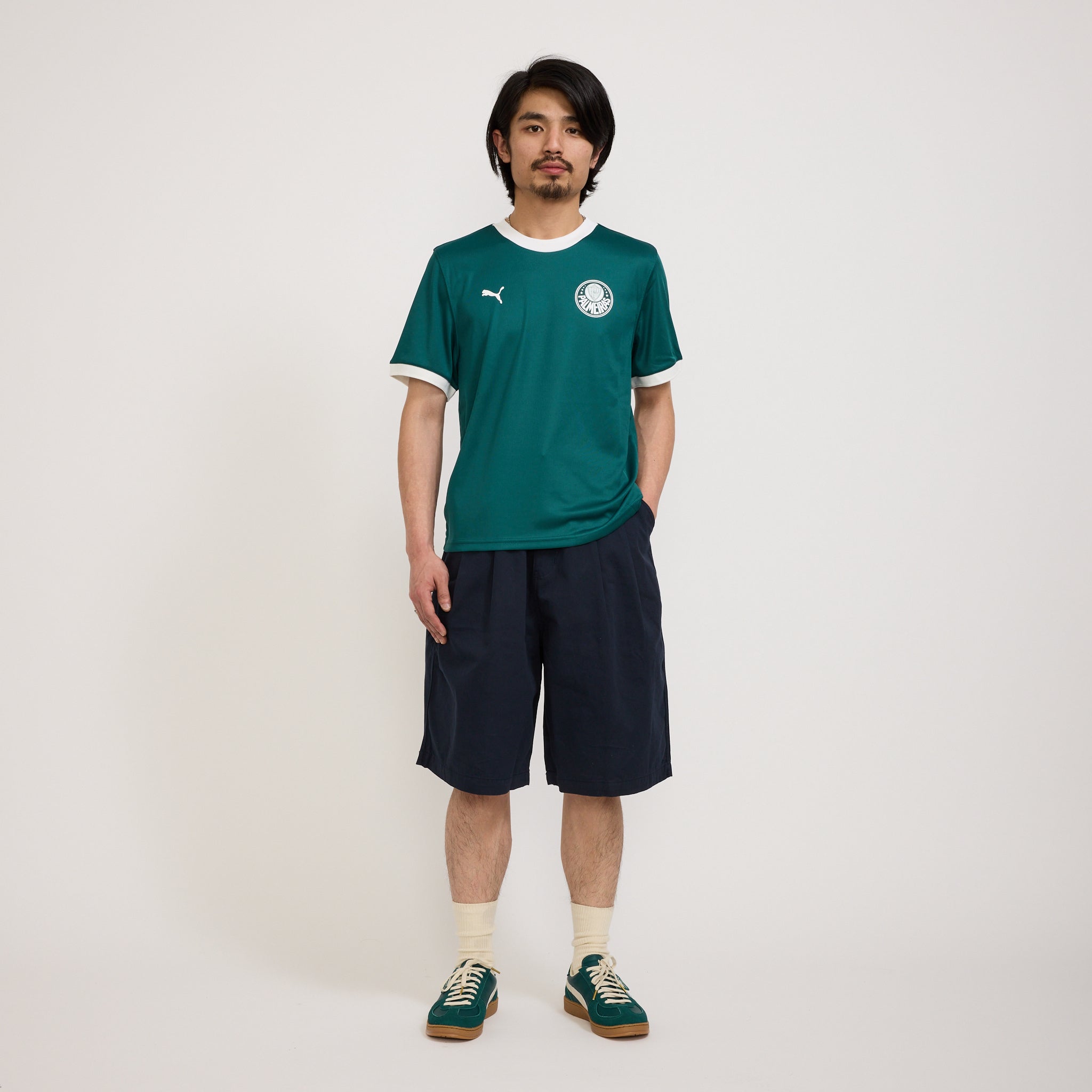 Puma x Palmeiras Ringer Tee Malachite