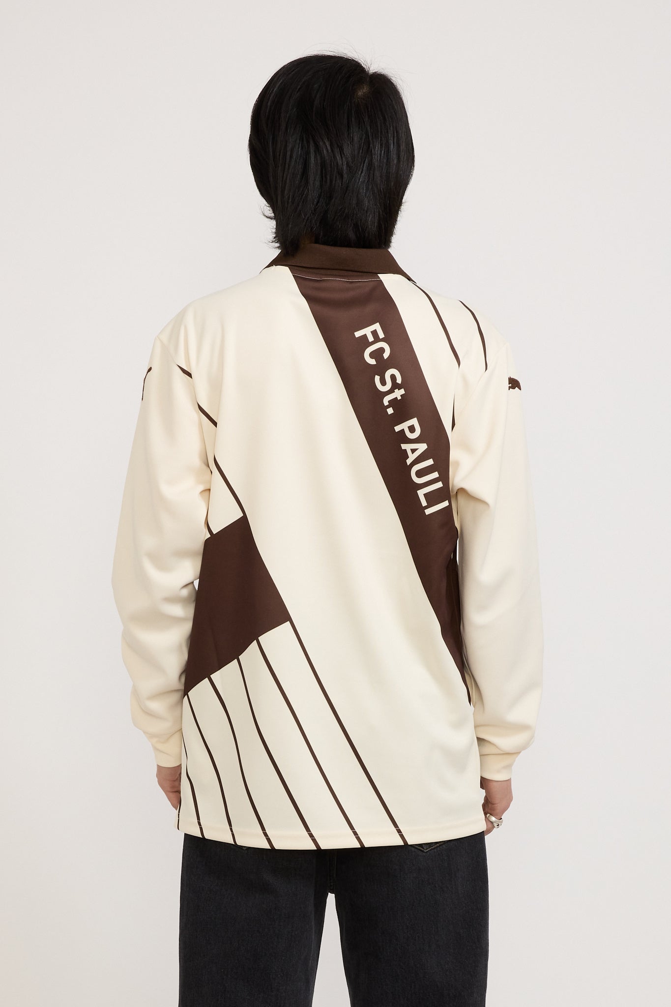 Puma | Puma x FC St. Pauli Longsleeve Jersey Sugared Almond/Espresso | Maplestore