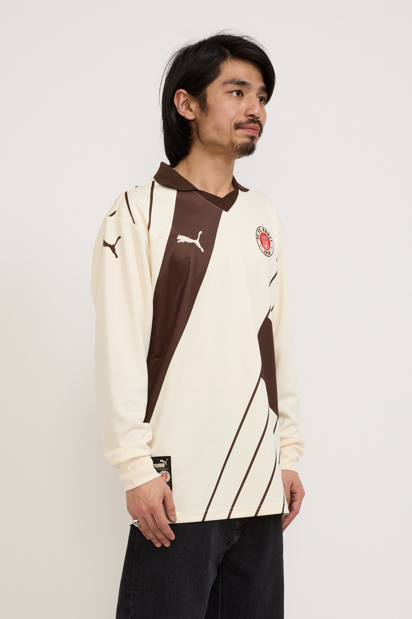 Puma Puma x FC St. Pauli Longsleeve Jersey Sugared Almond Espresso Maplestore