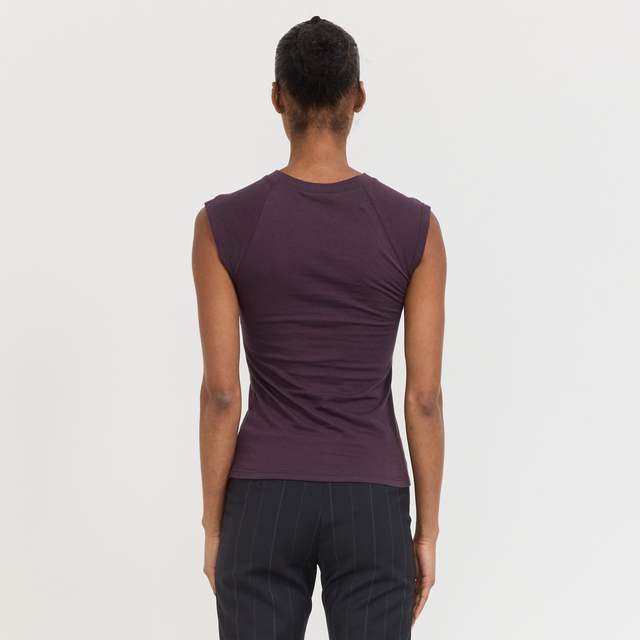 Beam V-Neck tee Purple
