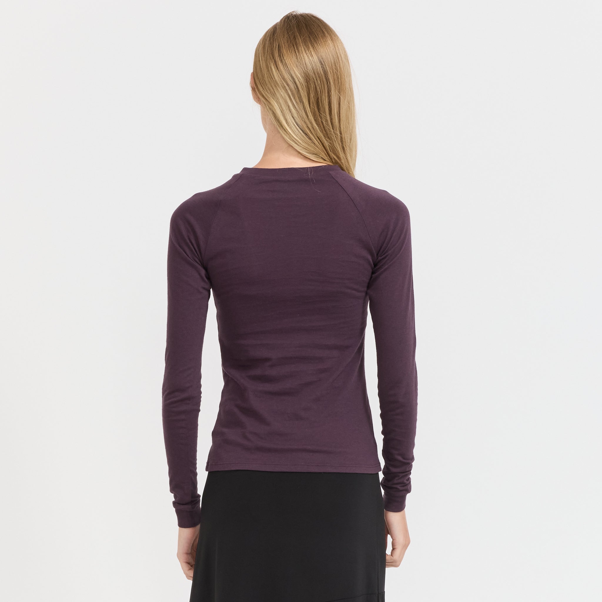 Permanent Vacation | Beam V-Neck Top Purple | Maplestore