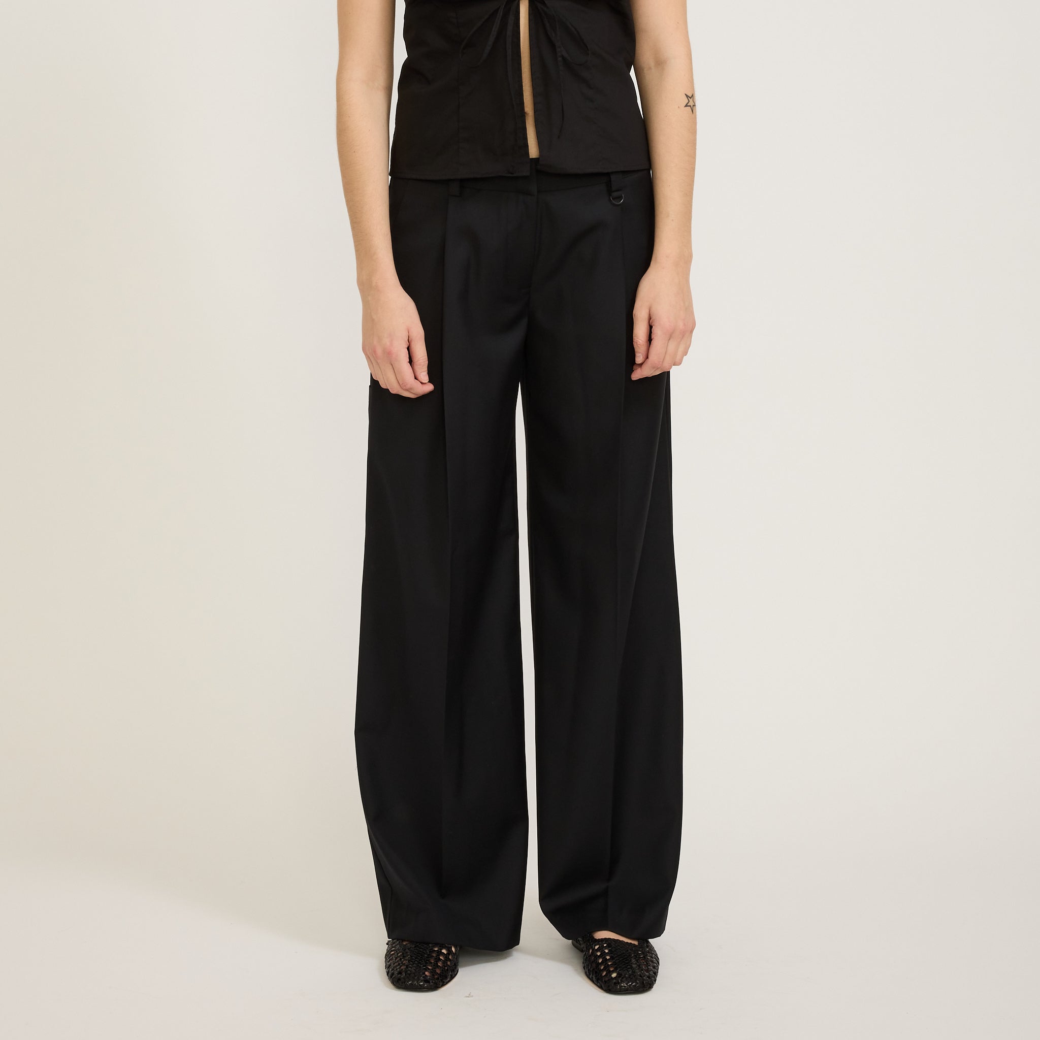 Permanent Vacation | Compound Trouser Black | Maplestore