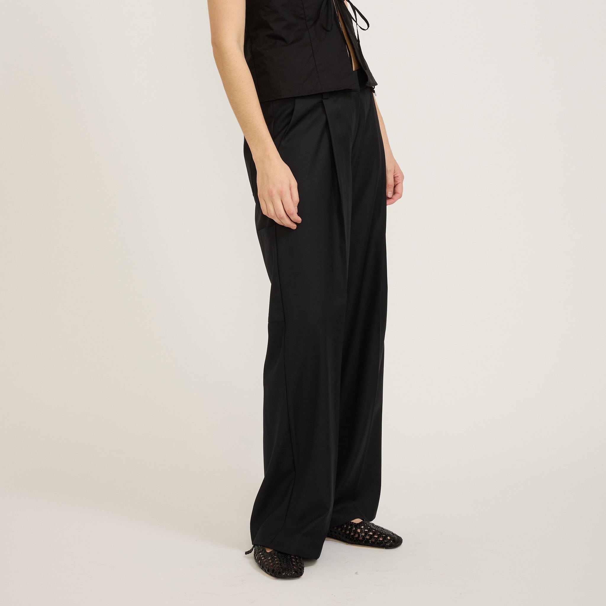 Permanent Vacation | Compound Trouser Black | Maplestore