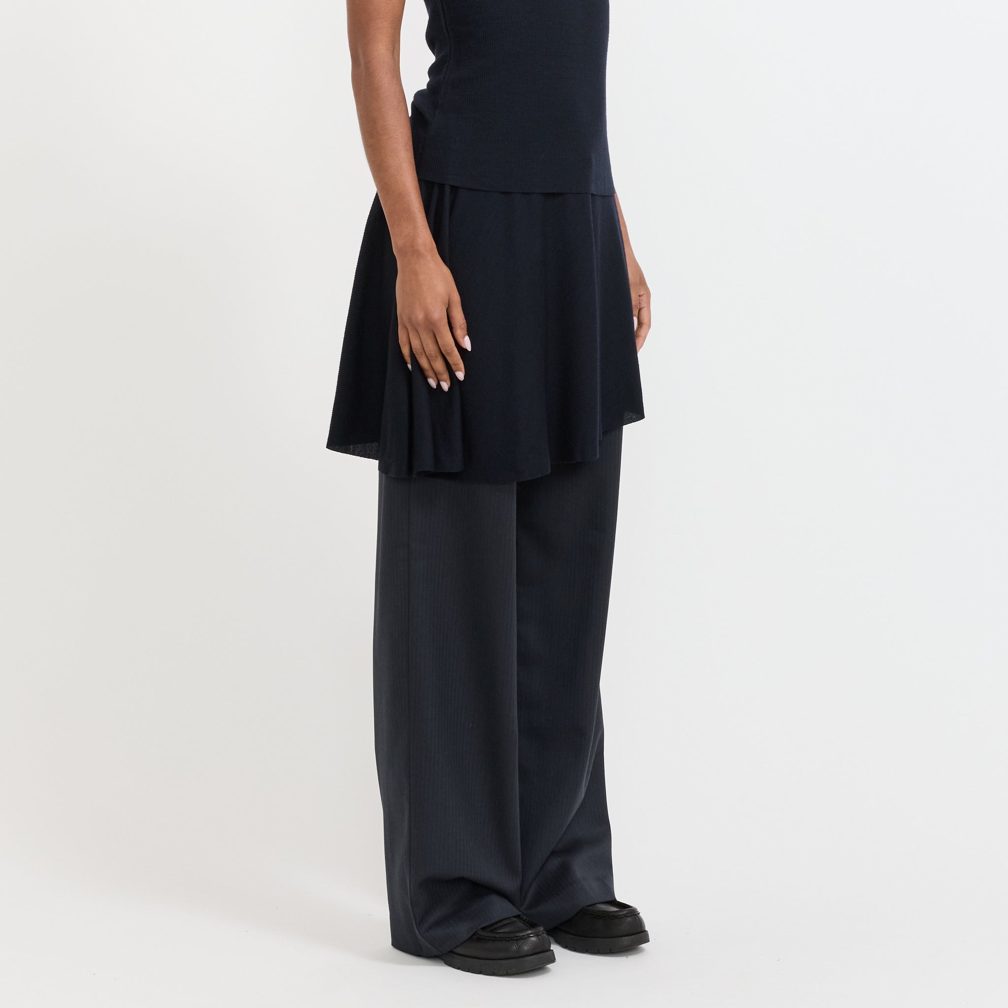 Permanent Vacation | Dissolve Wool Skirt Ink | Maplestore