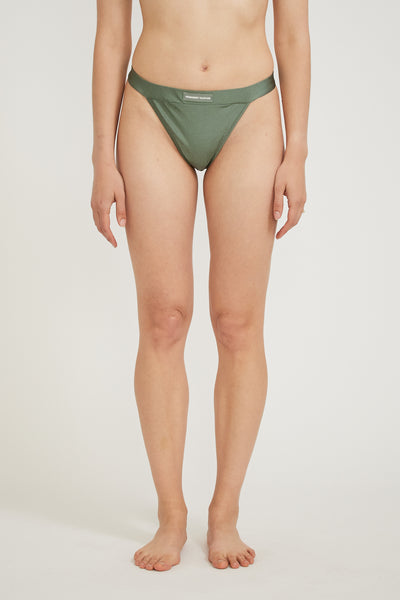 Permanent Vacation | Immerse High Cut Briefs Mystic Green | Maplestore