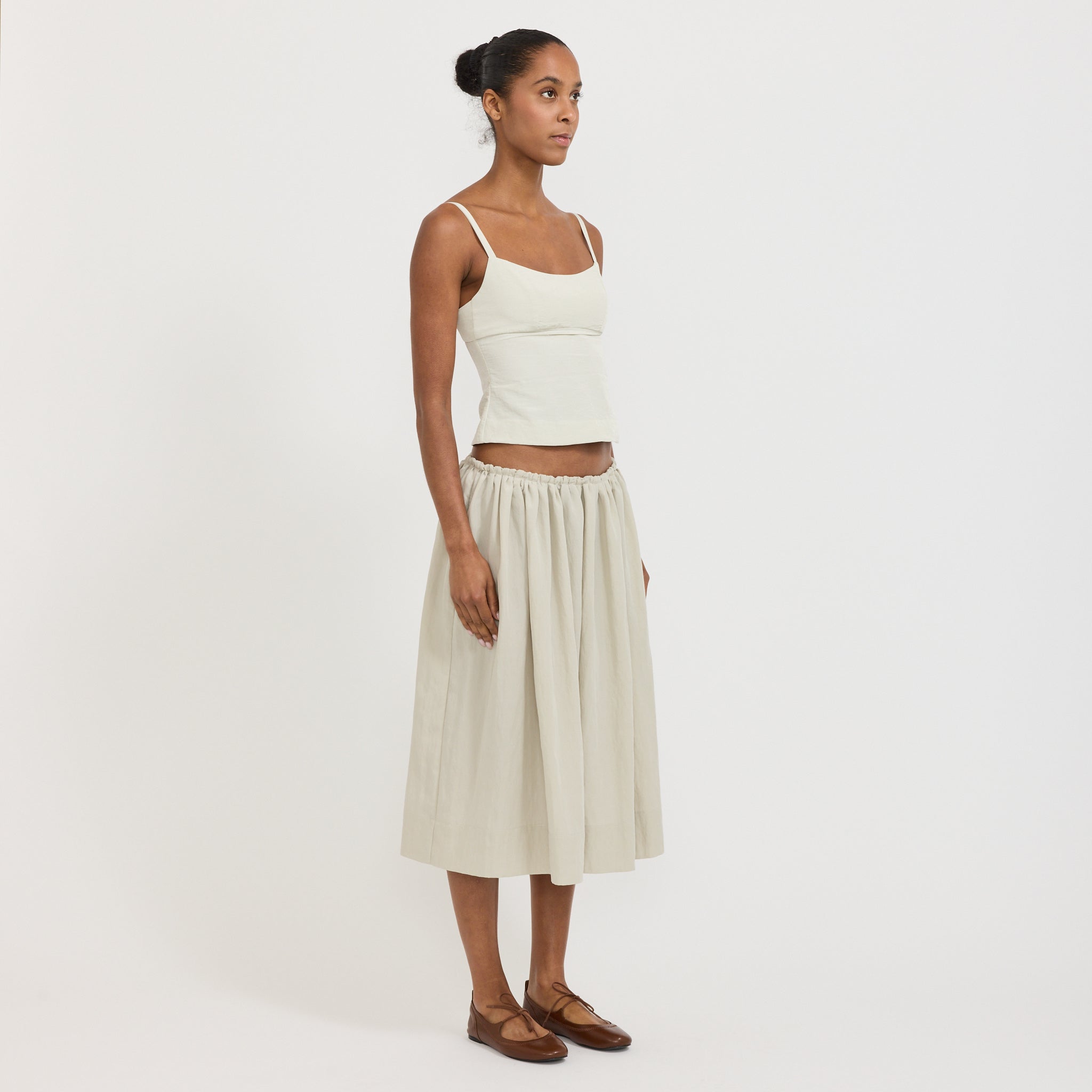 Tether Skirt Pearl