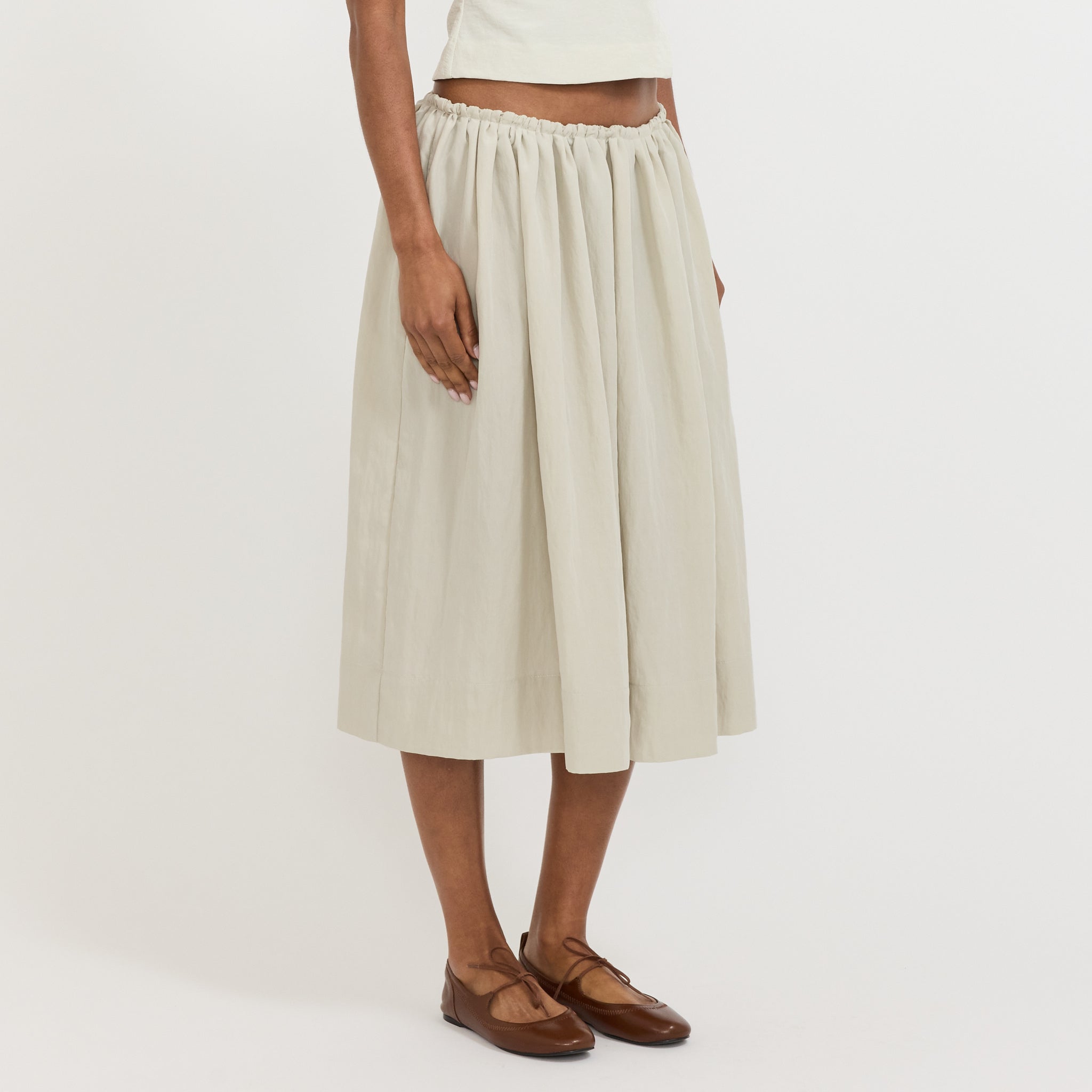 Tether Skirt Pearl
