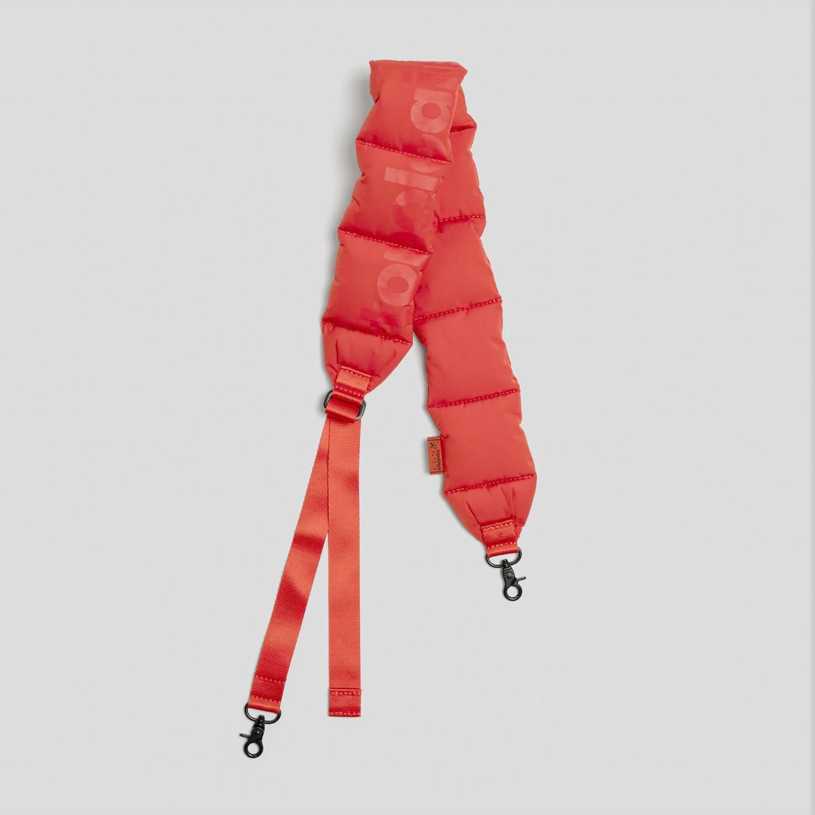 Puffer Strap Red Tech Sateen
