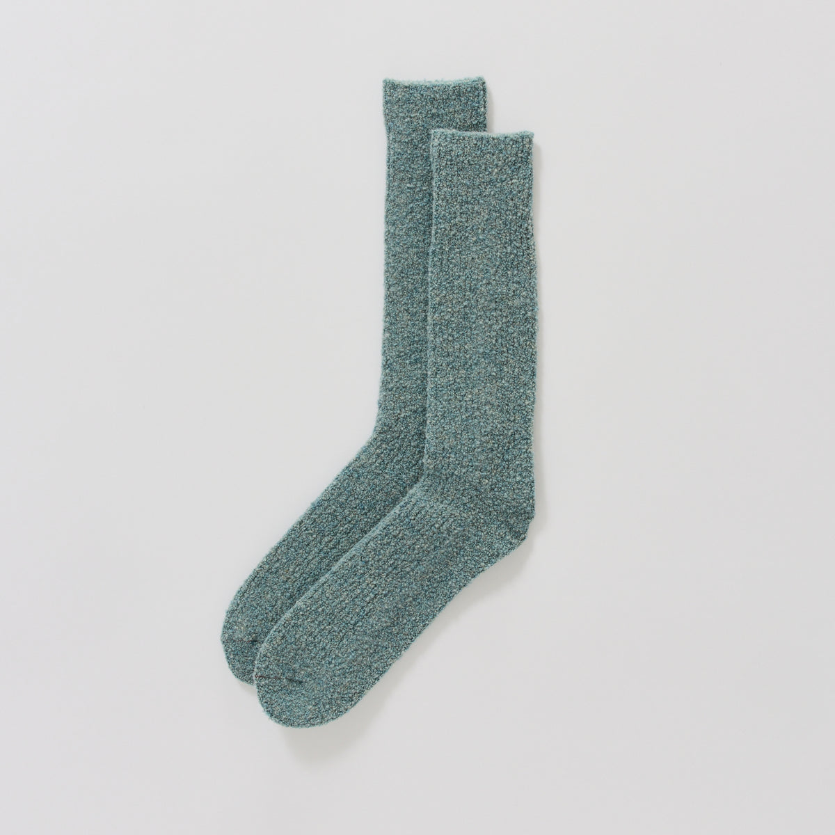 Rototo | Merino Boucle Socks Light Blue | Maplestore