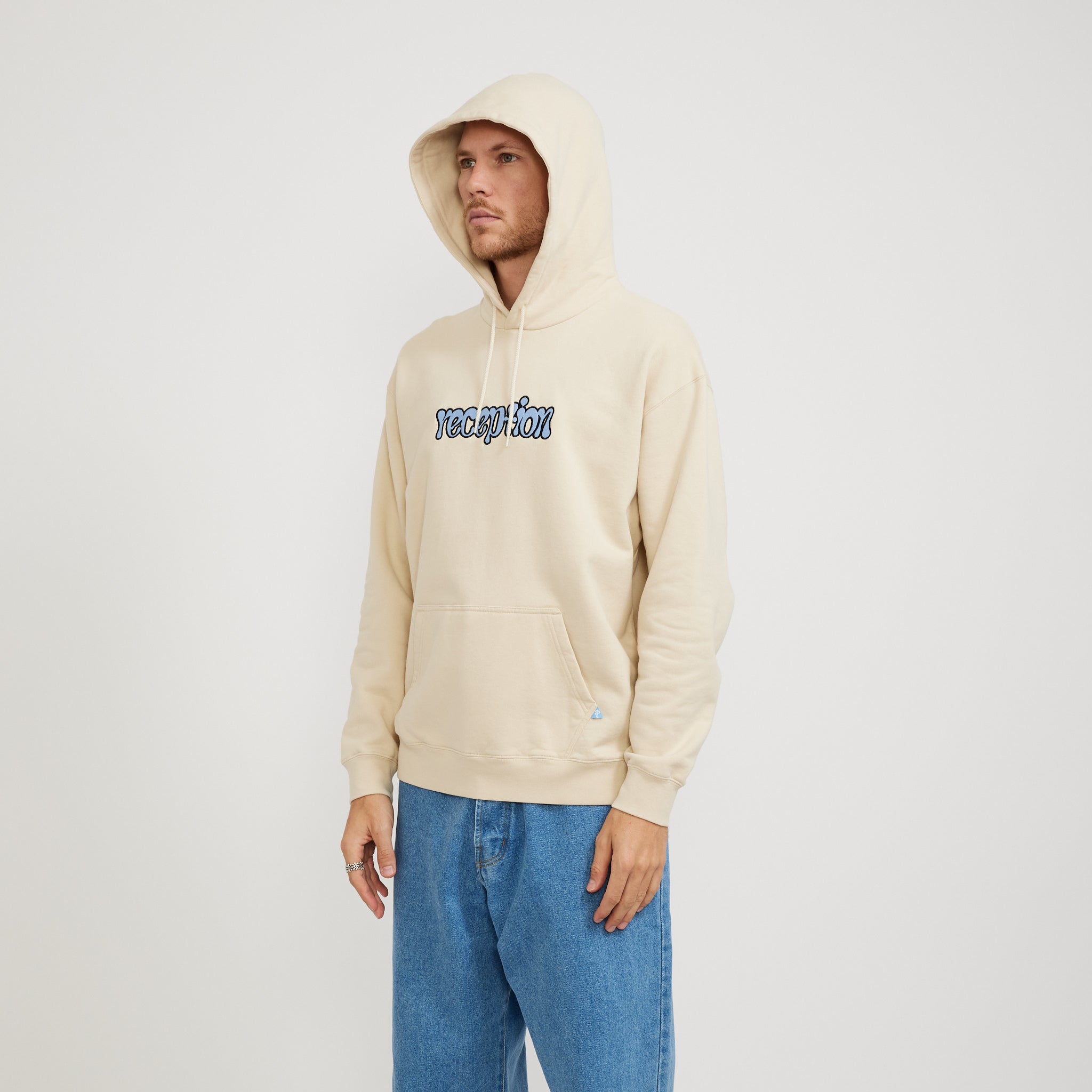 Reception | Hooded Sweat Icon Dusty Sand | Maplestore