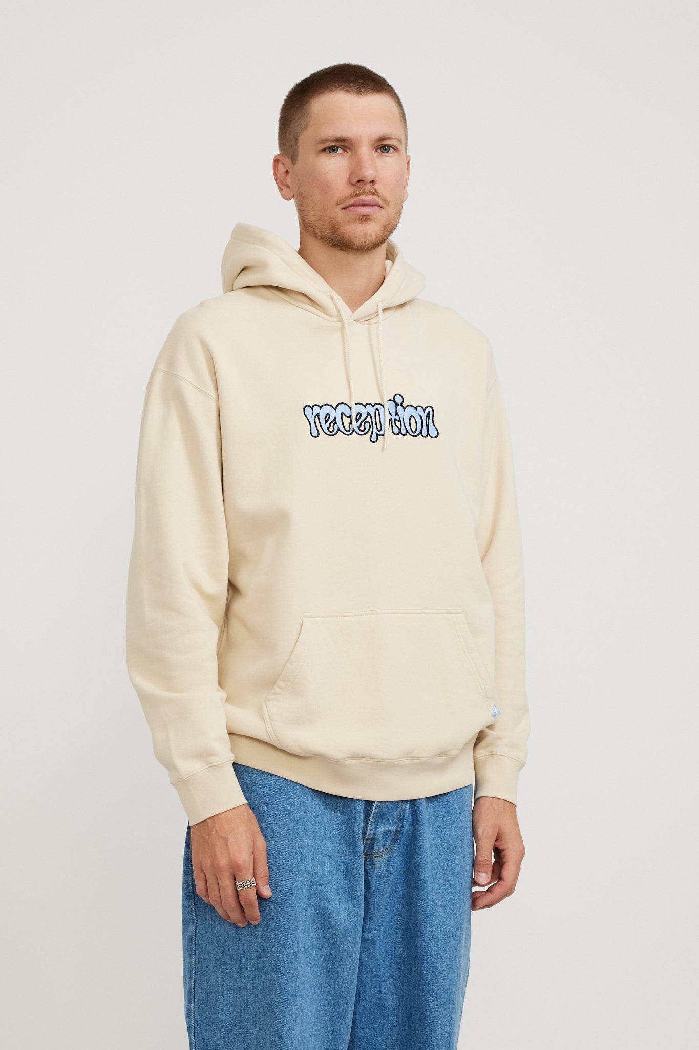 Reception | Hooded Sweat Icon Dusty Sand | Maplestore
