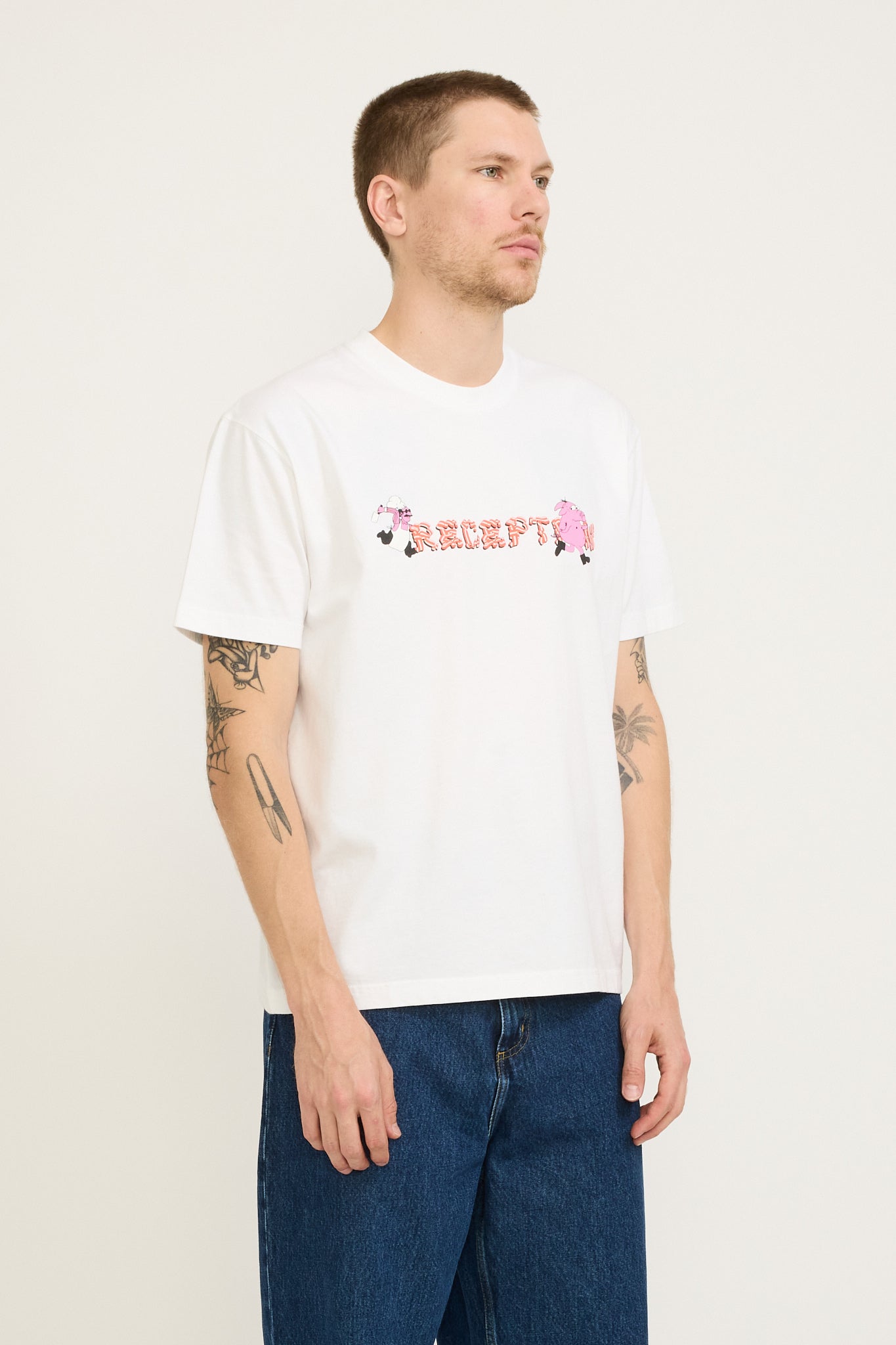 Reception | SS Tee Bacon White | Maplestore