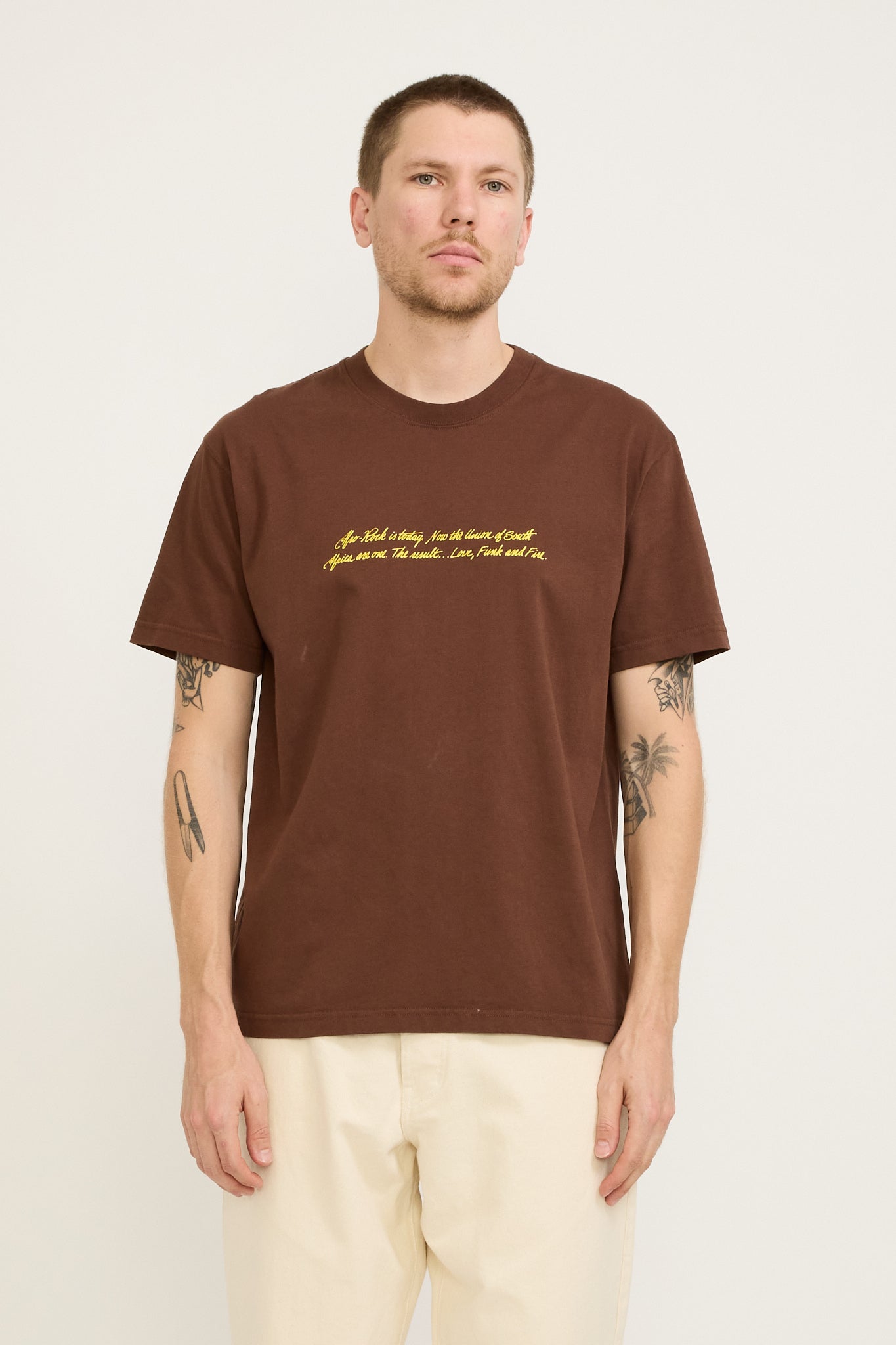 Reception | SS Tee Funk Choco Brown | Maplestore