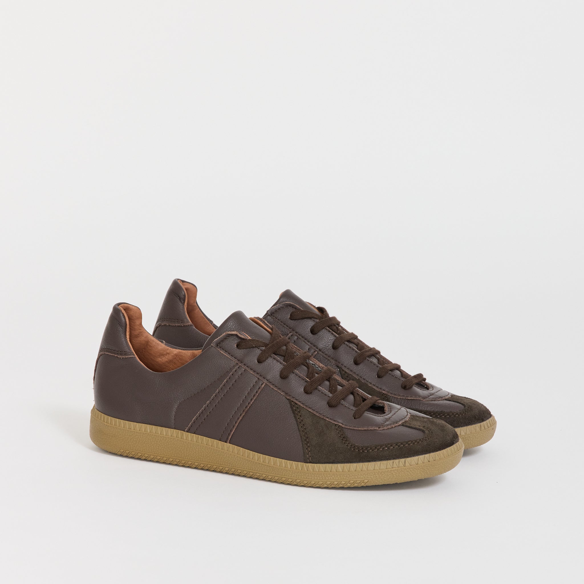 German Military Trainer Dark Brown