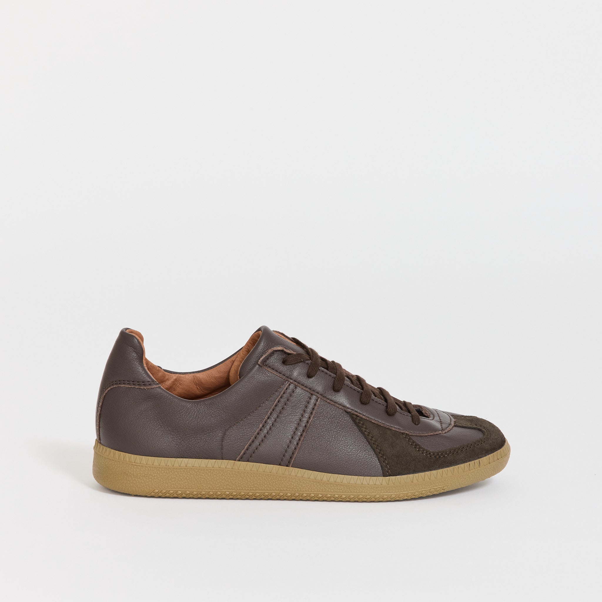 German Military Trainer Dark Brown