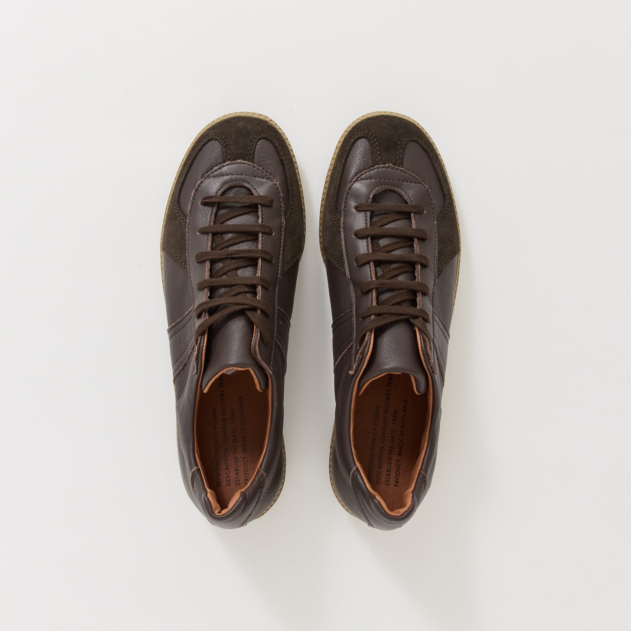 German Military Trainer Dark Brown