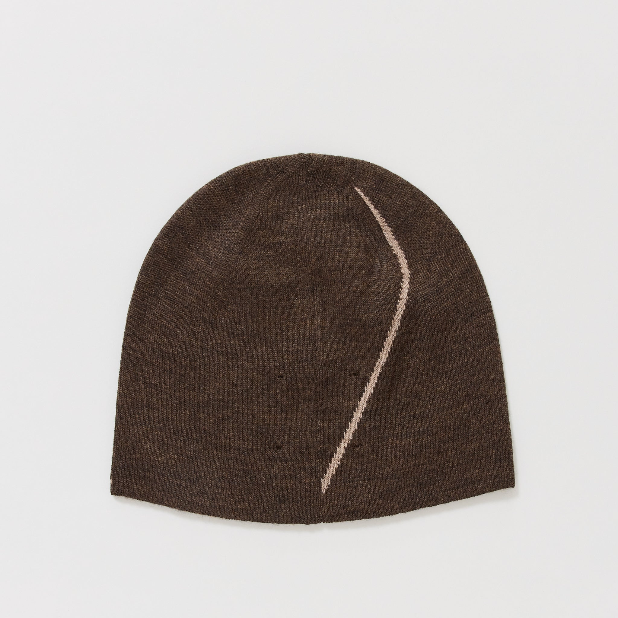 Beanie Logo Dark Brown