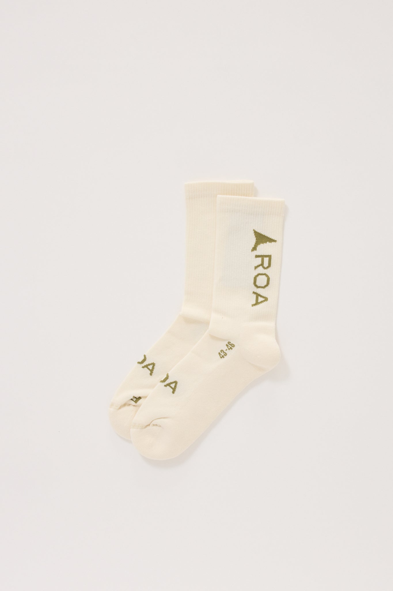 ROA | Logo Socks Bone White | Maplestore