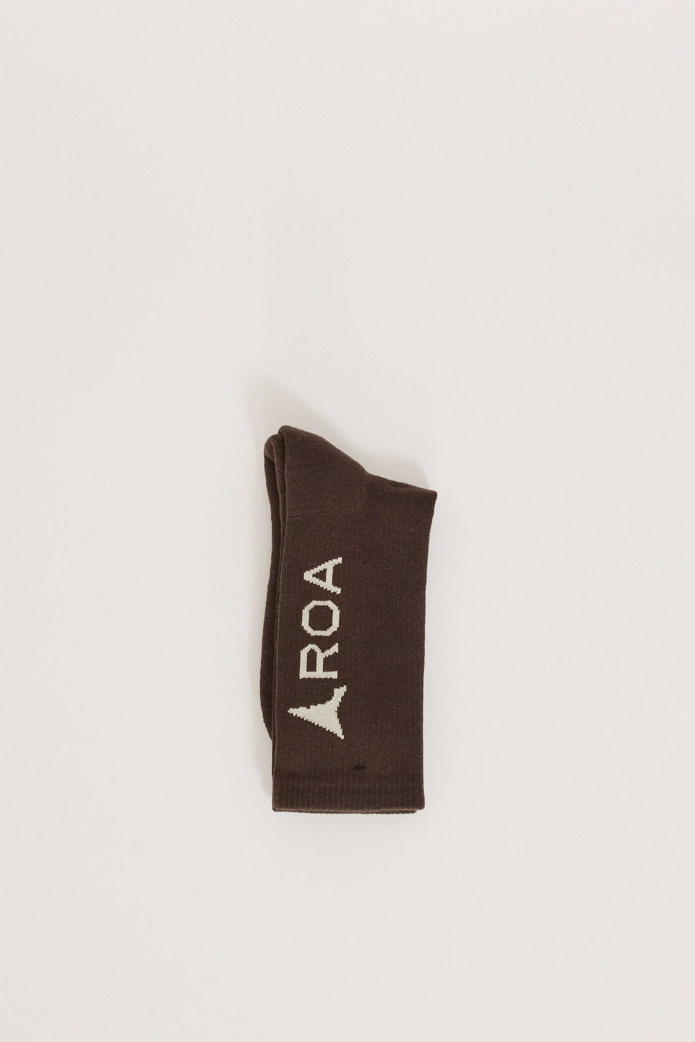 ROA | Logo Socks Dark Brown | Maplestore