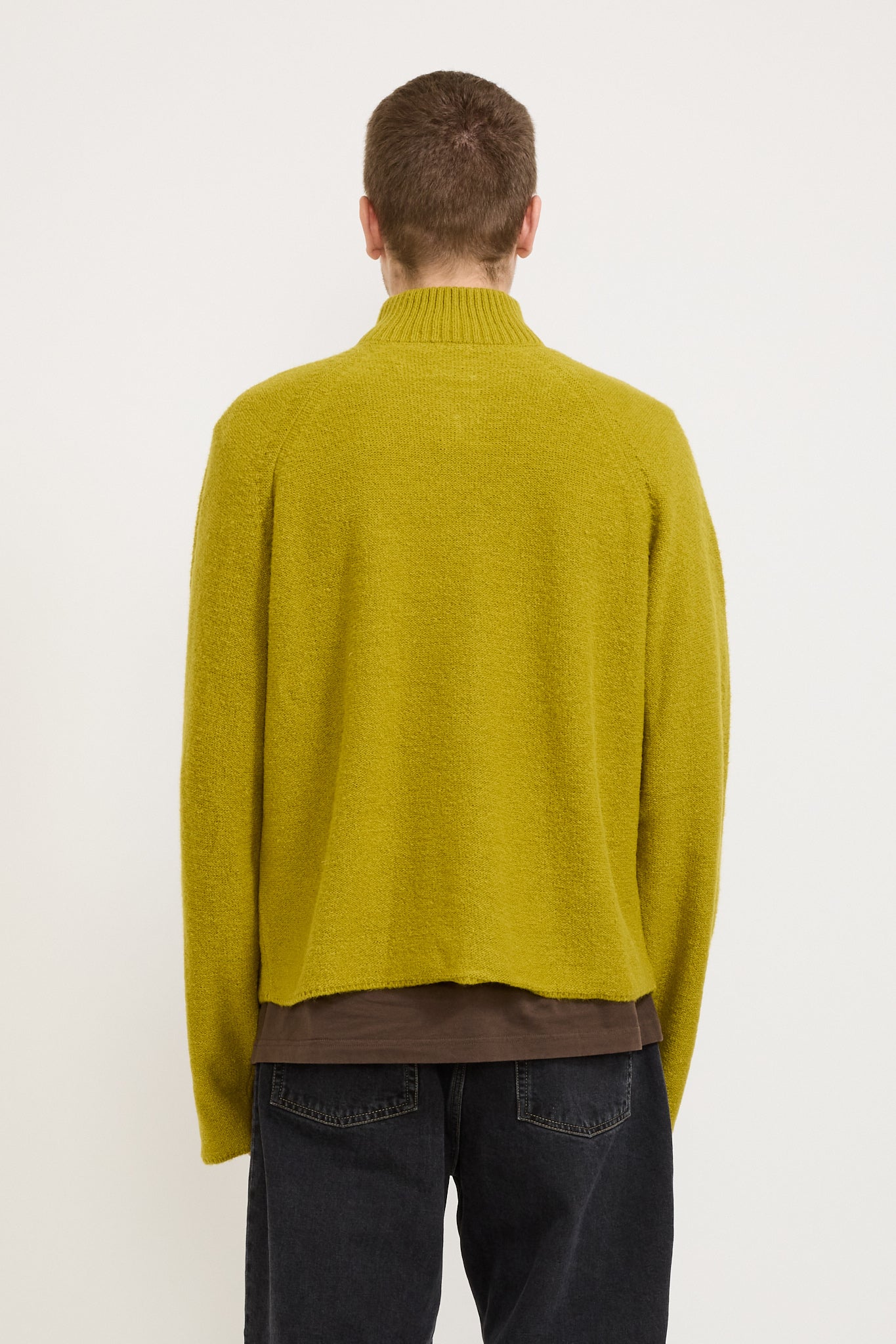 ROA | Mohair Cardigan Yellow | Maplestore