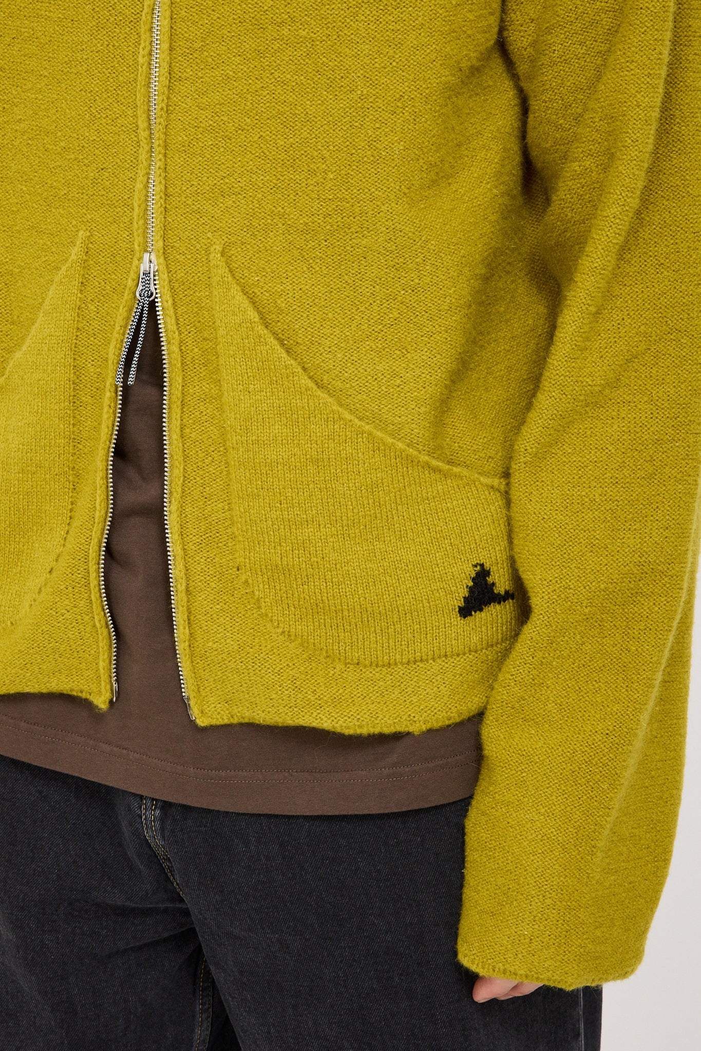 ROA | Mohair Cardigan Yellow | Maplestore