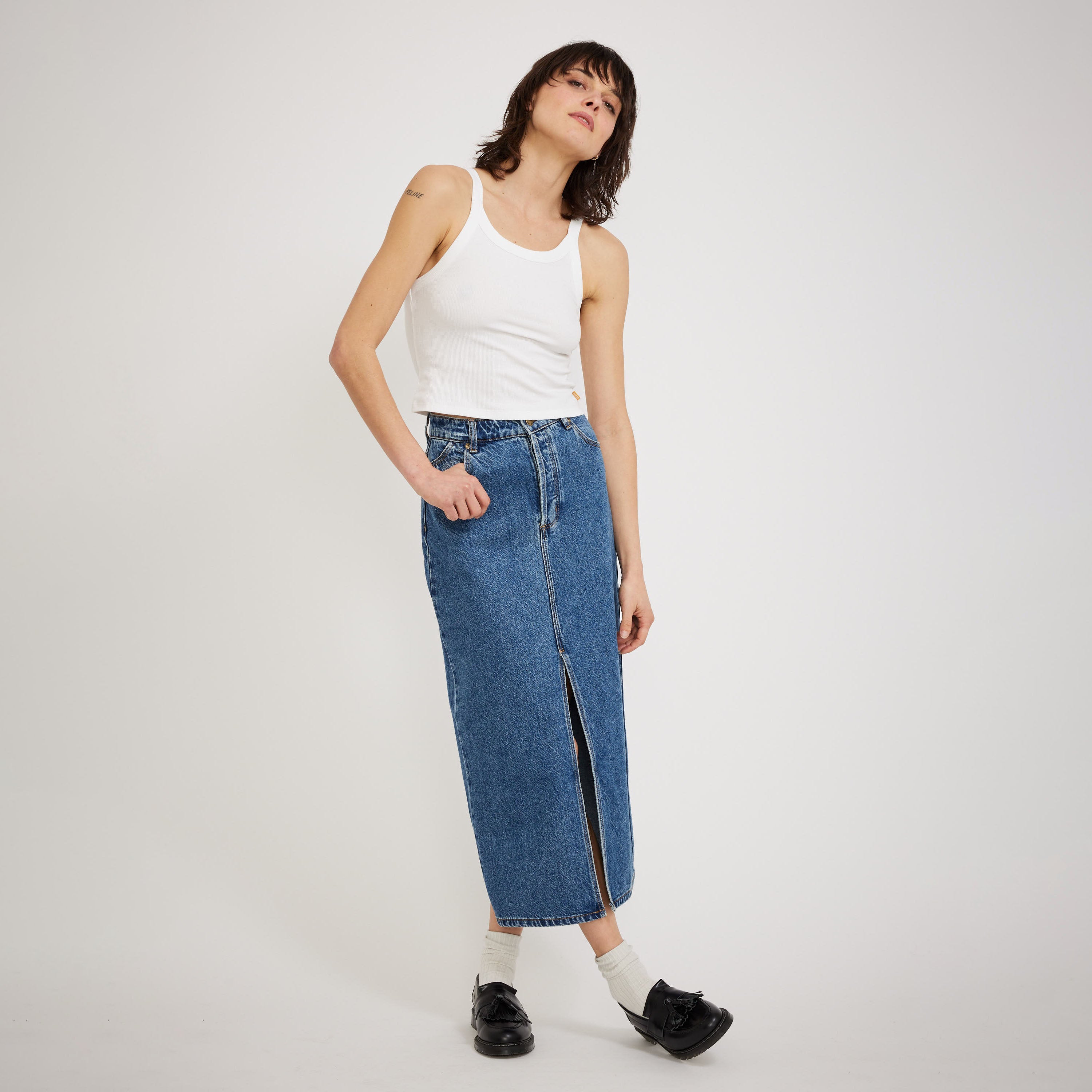 Chicago Skirt Lyocell Blue