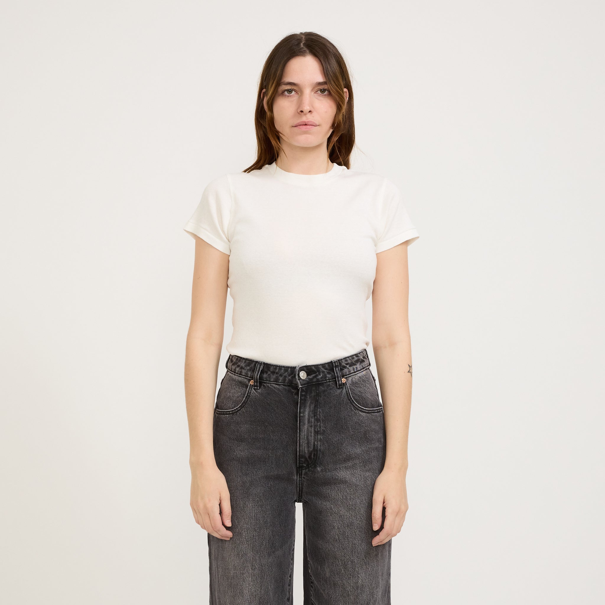 Rollas | Classic Tee Vintage White | Maplestore