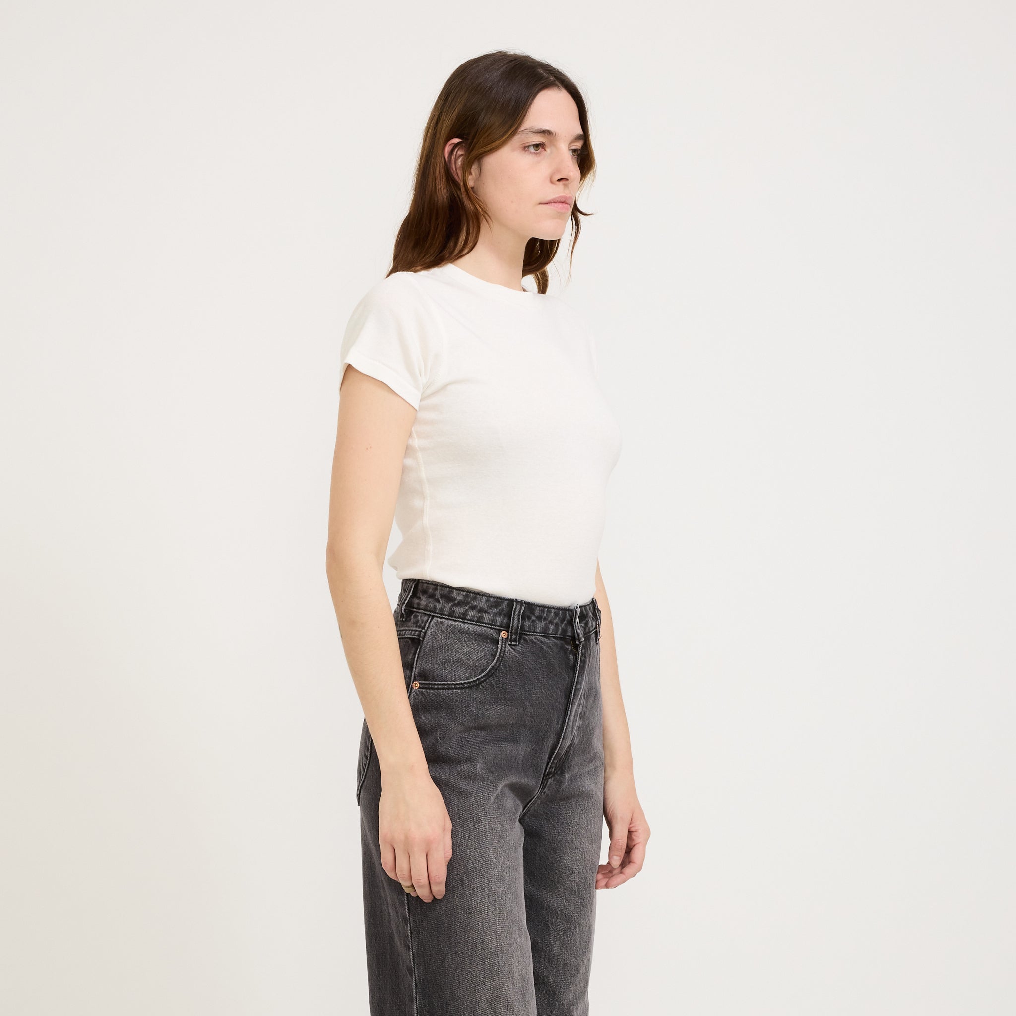 Rollas | Classic Tee Vintage White | Maplestore