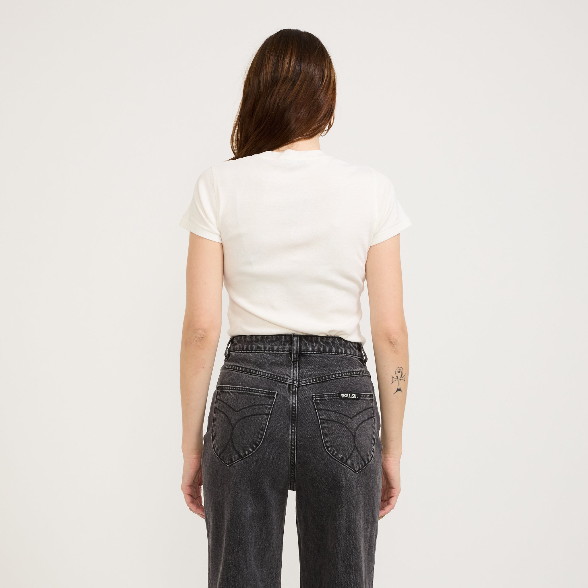 Rollas | Classic Tee Vintage White | Maplestore