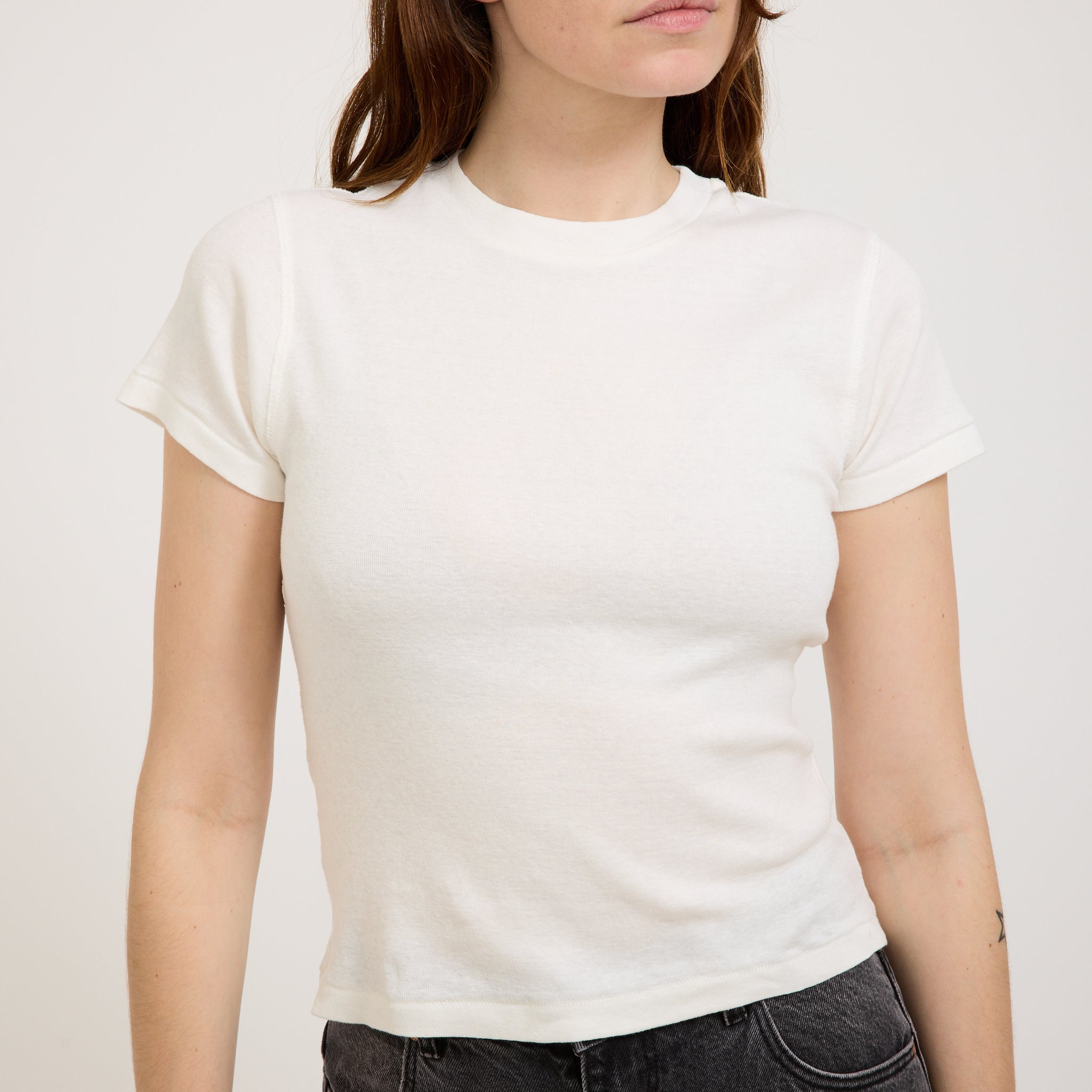 Rollas | Classic Tee Vintage White | Maplestore