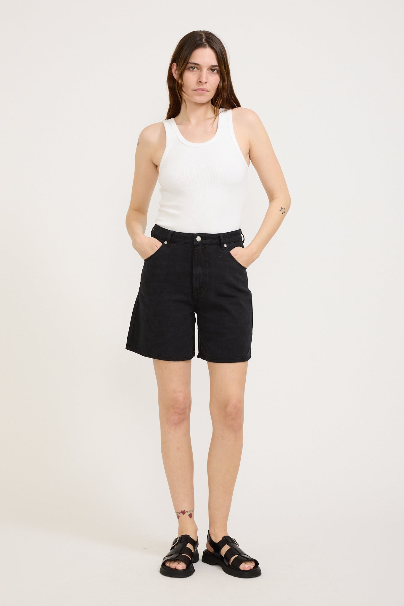 Rollas | Heavy Rib Toni Tank Vintage White | Maplestore
