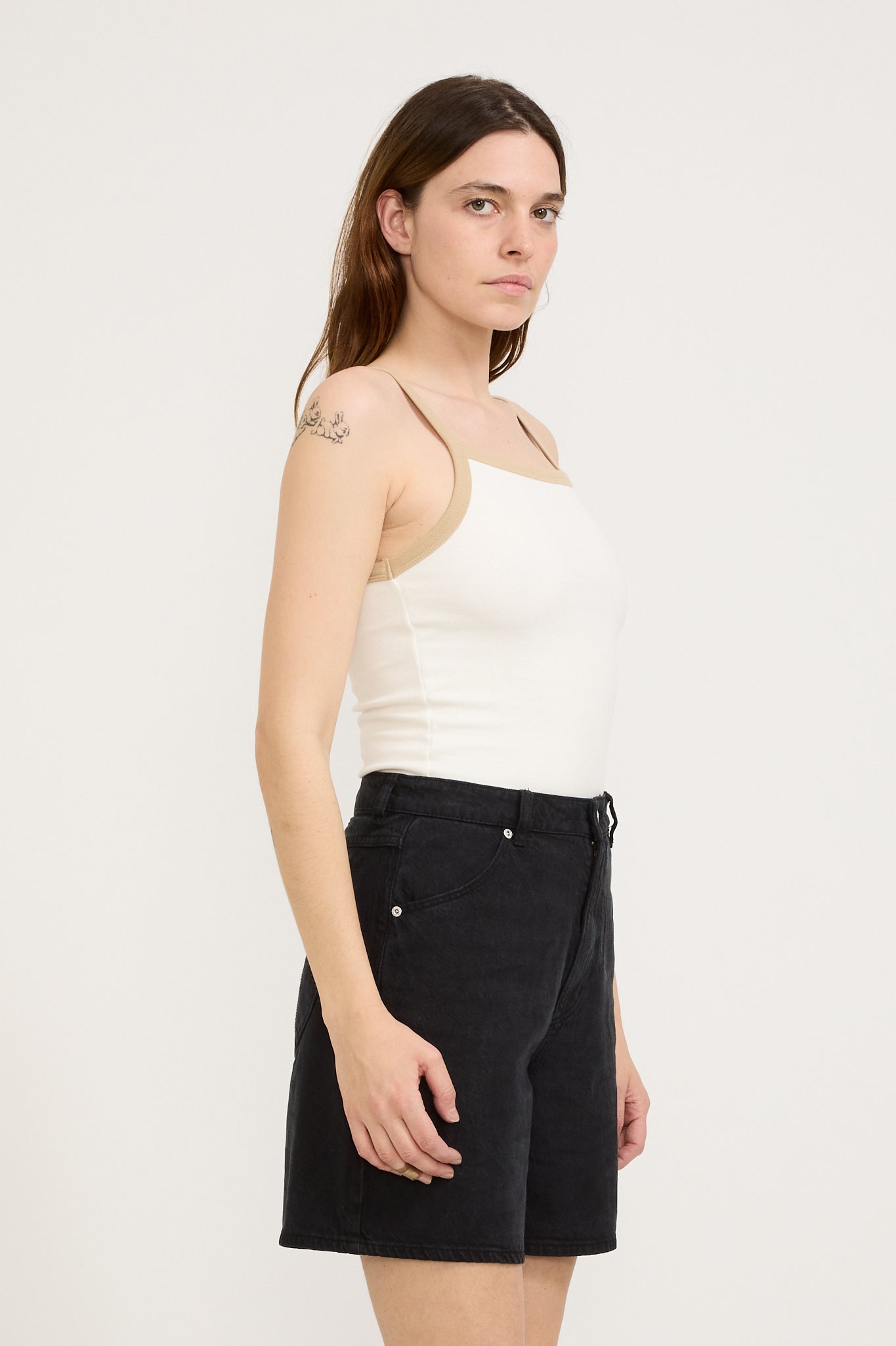 Rollas | Organic Naomi Tank White/Sun | Maplestore