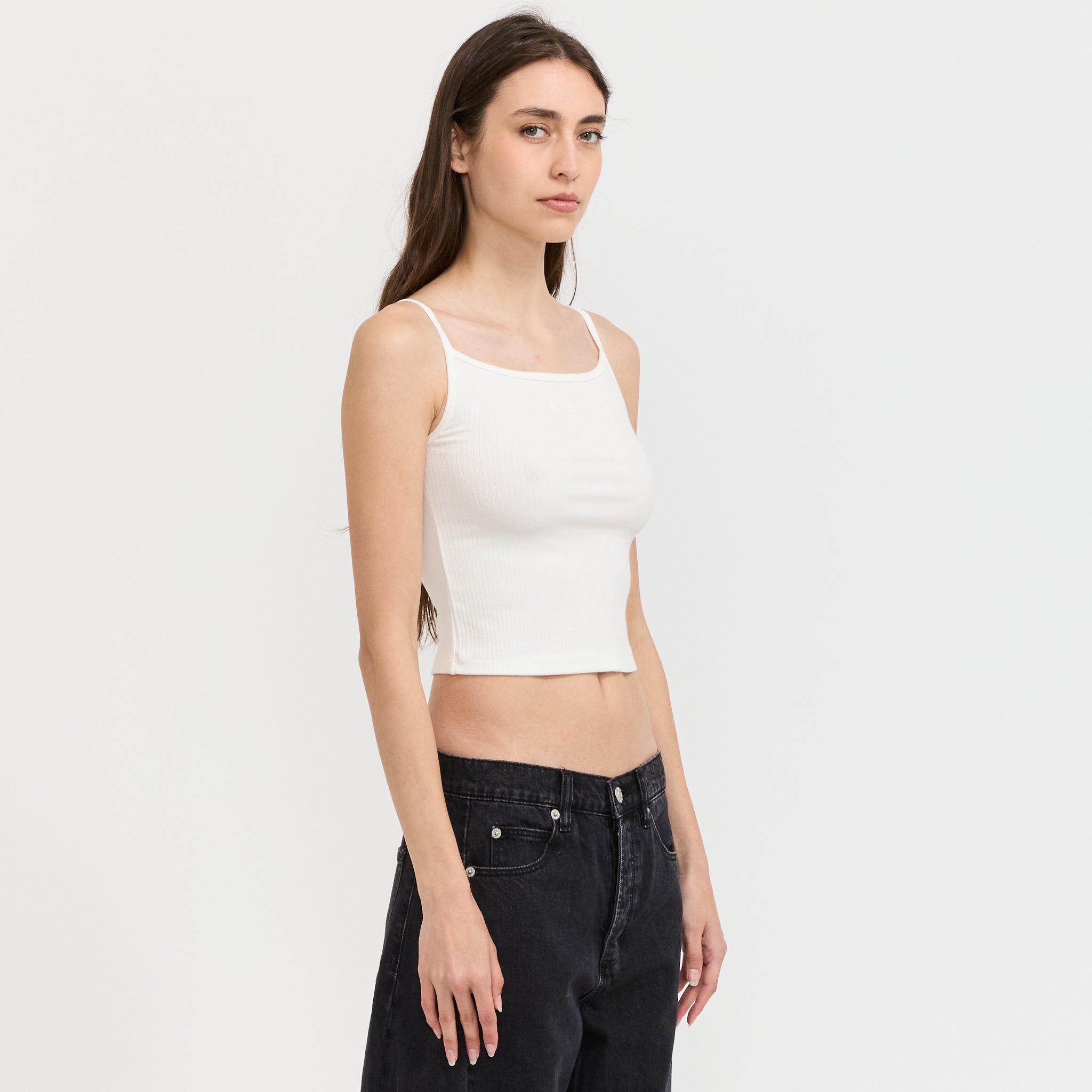 Pointe Rib Tank White