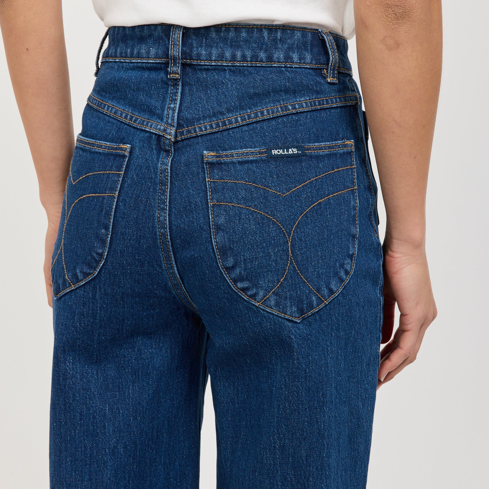 Rollas | Sailor Jean Eco Ruby Organic Dark Blue | Maplestore