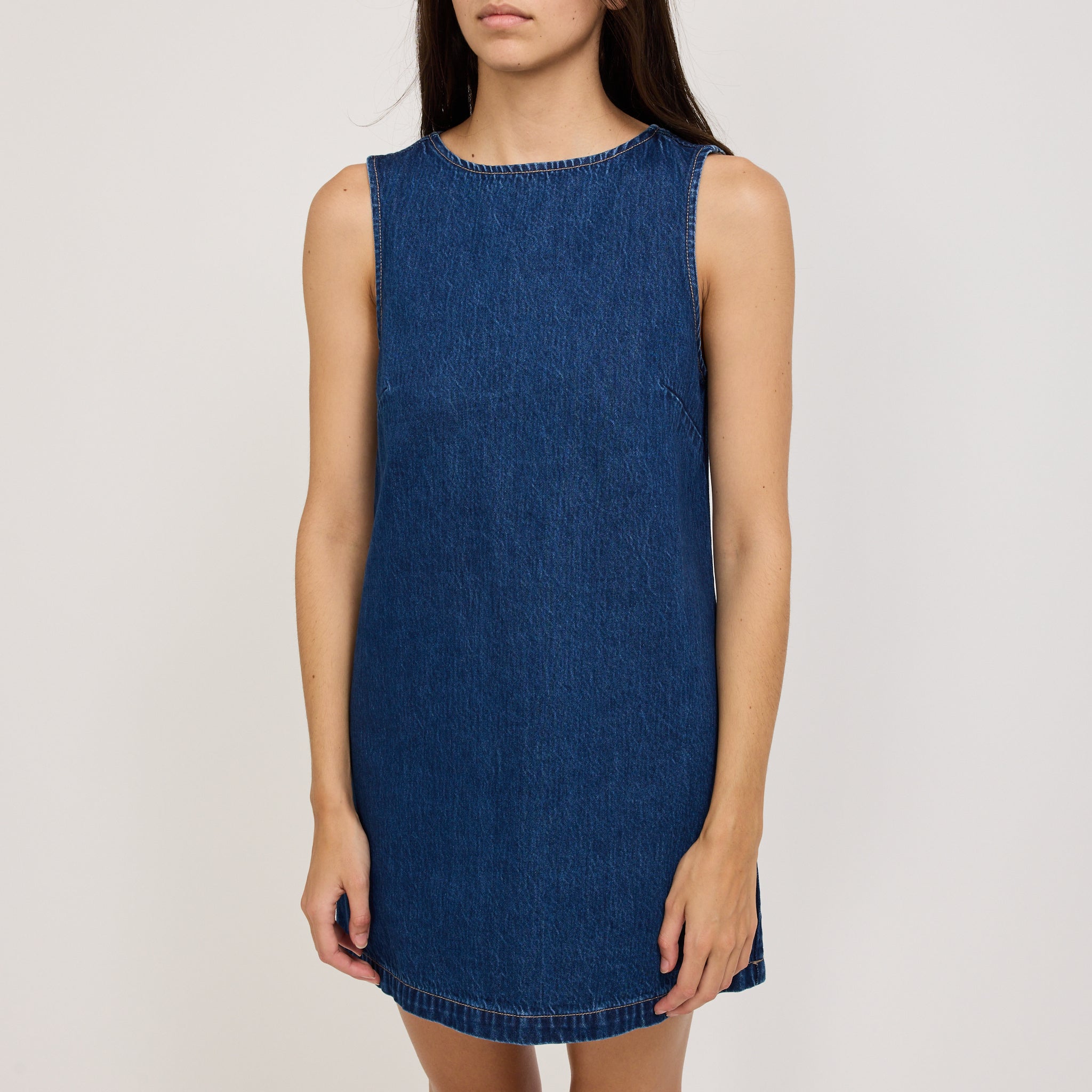Shift Dress Deep Blue