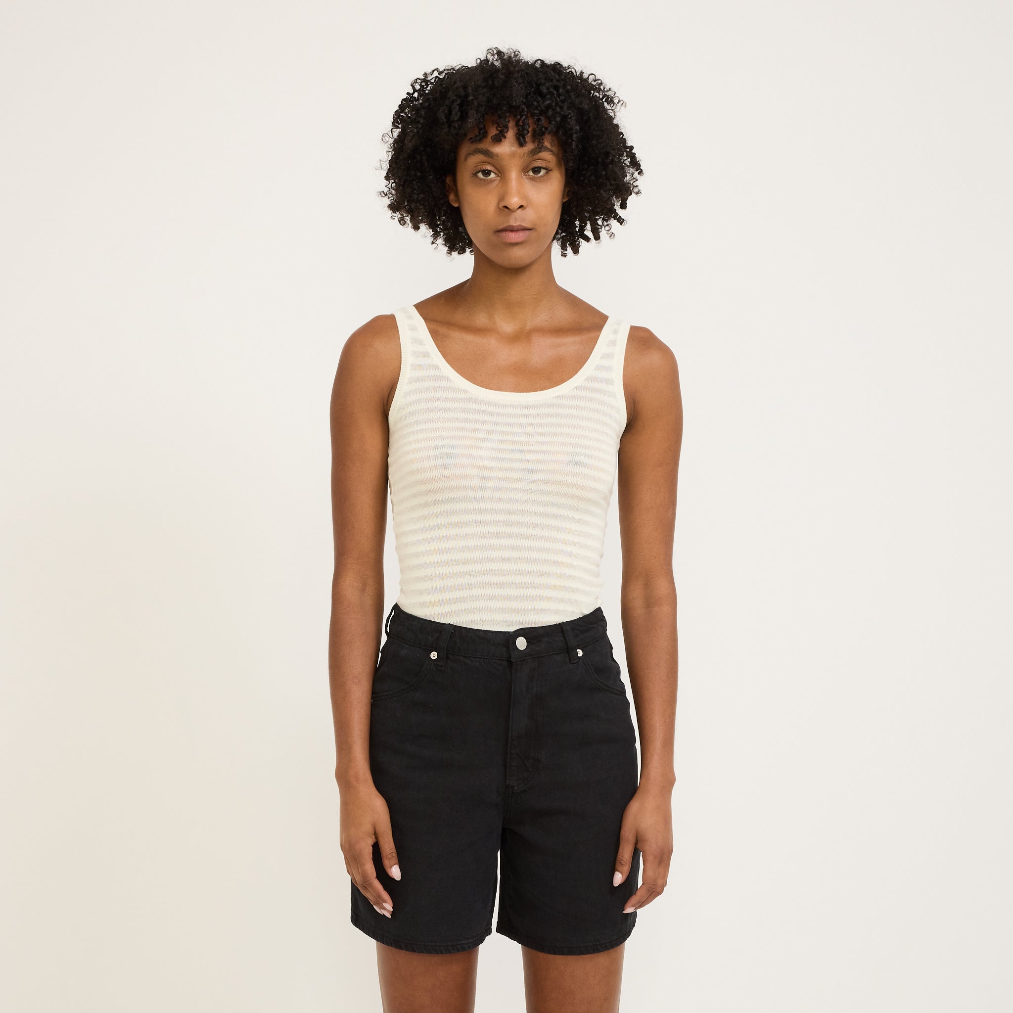 Toni Tank Edgar Knit White