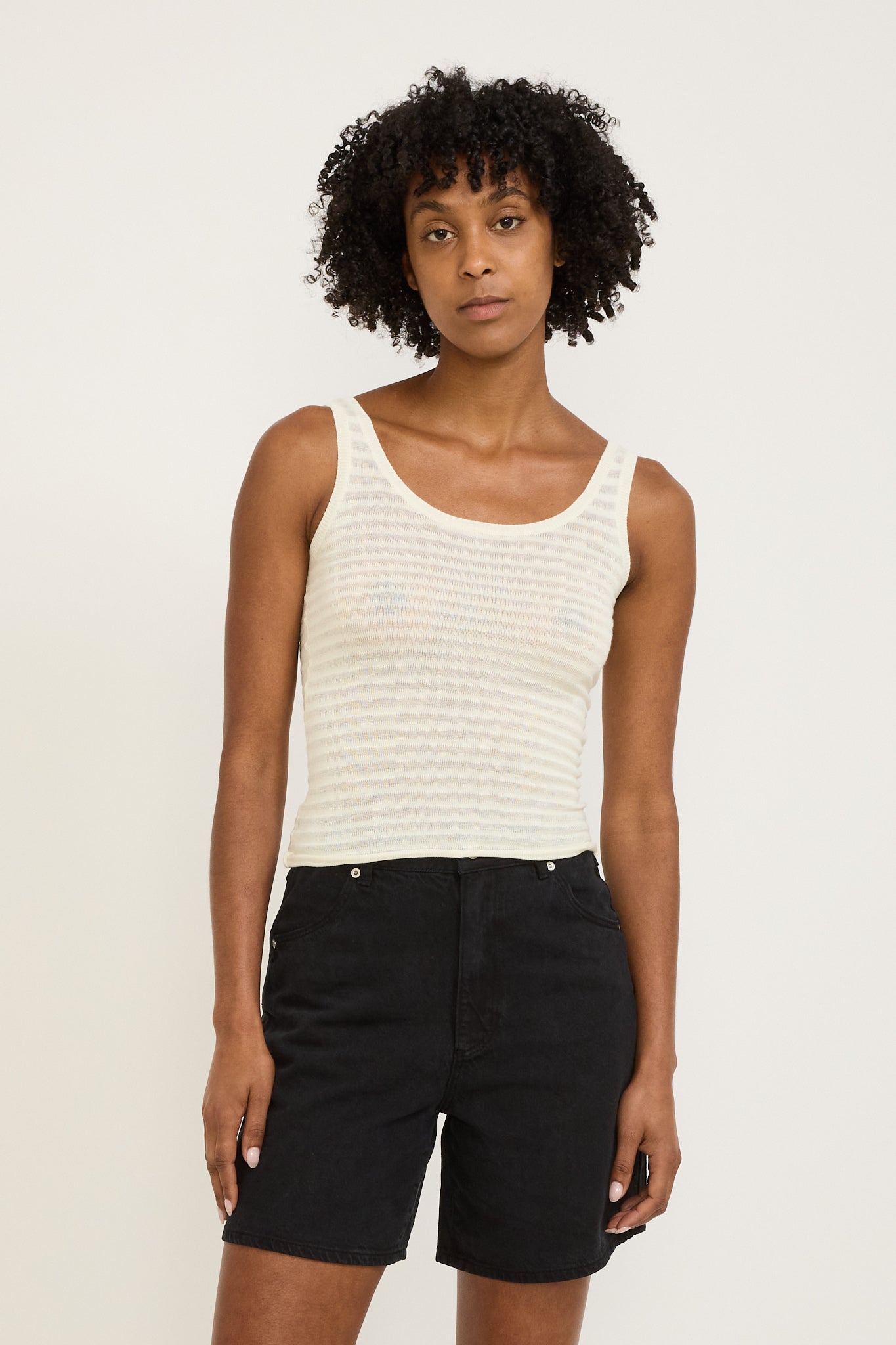 Toni Tank Edgar Knit White