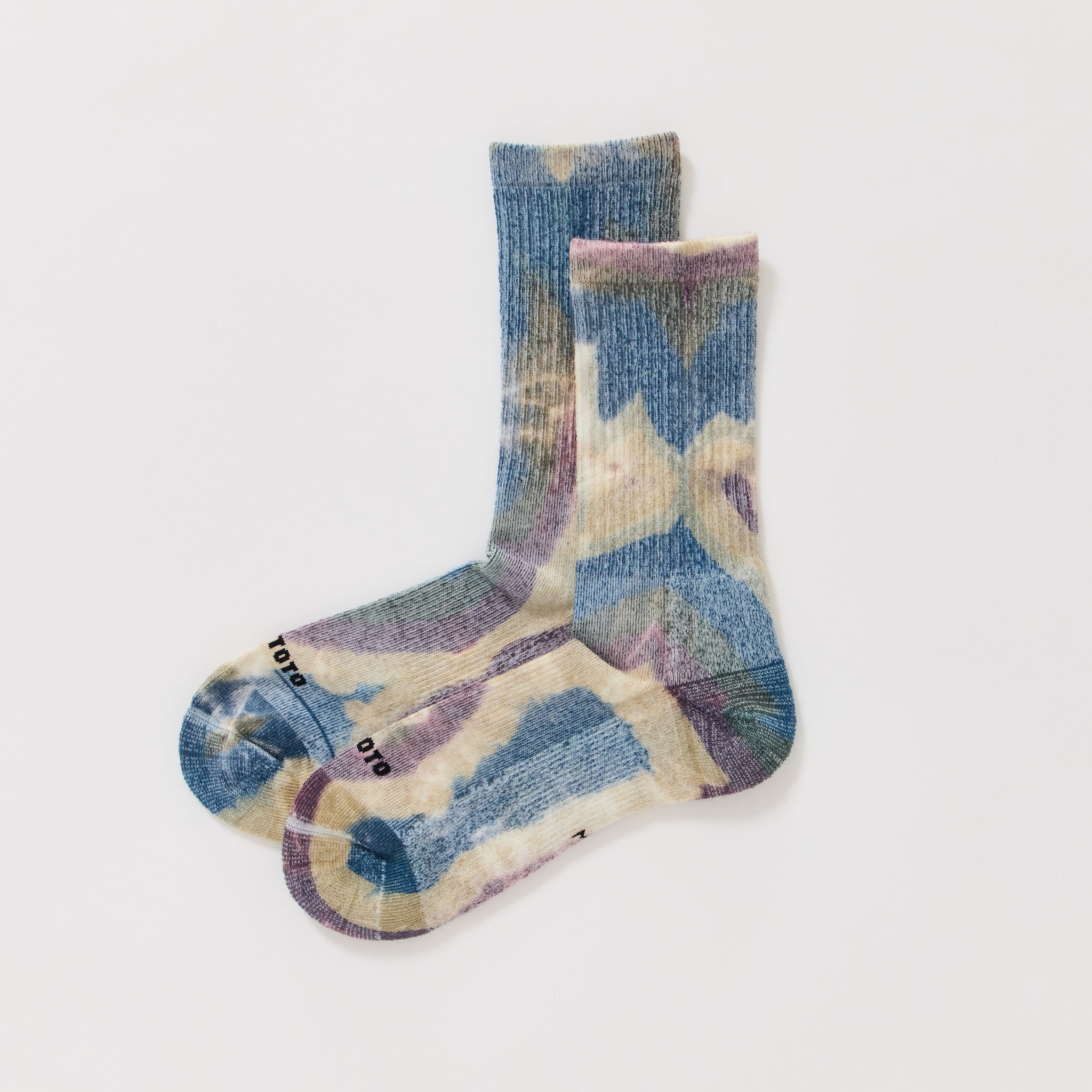 Allrounder Merino Crew Tie Dye Purple/Blue