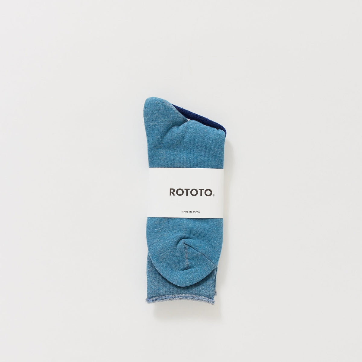 Rototo | City Socks Light Blue / Grey | Maplestore