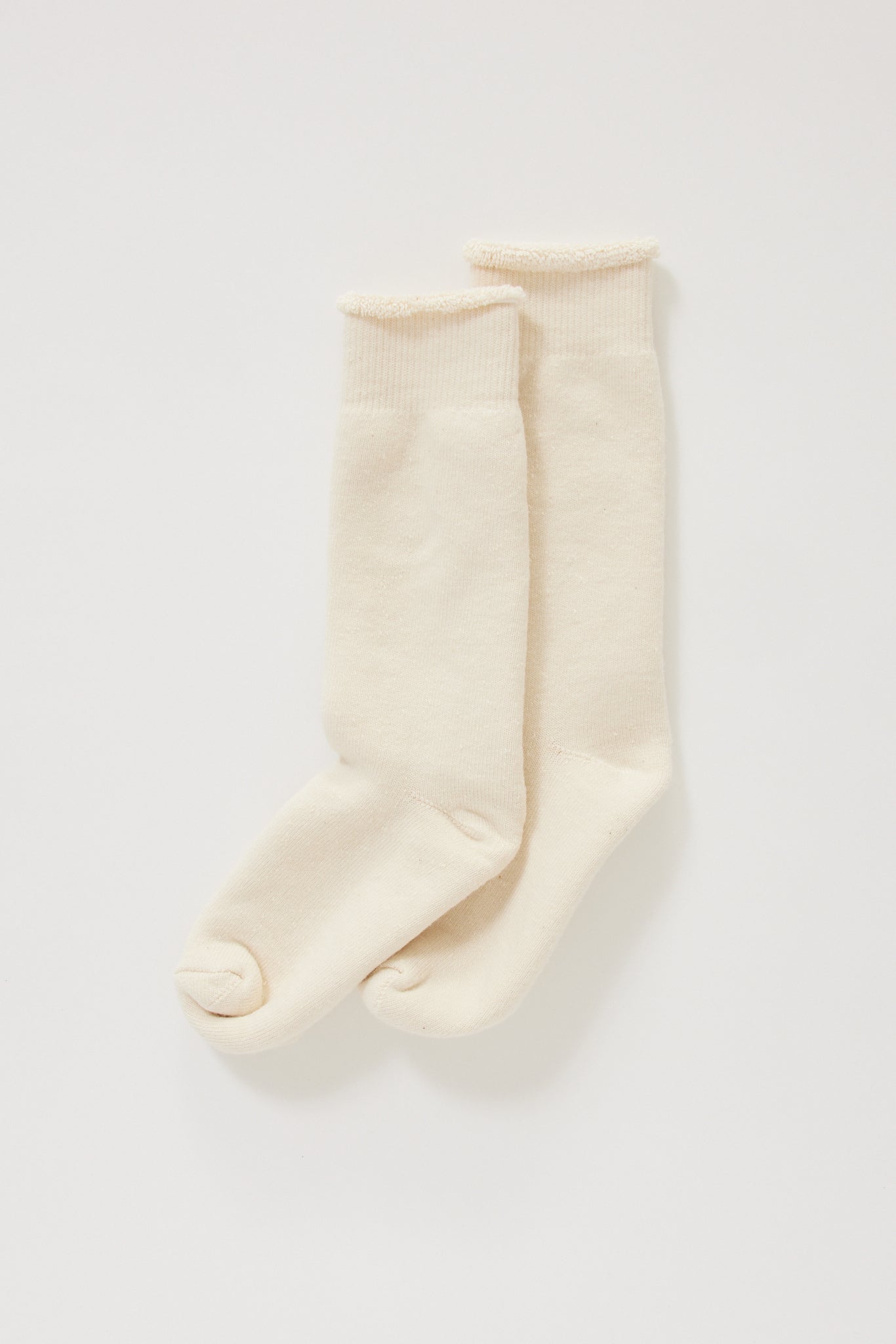 Rototo | Double Face Crew Socks Oatmeal | Maplestore