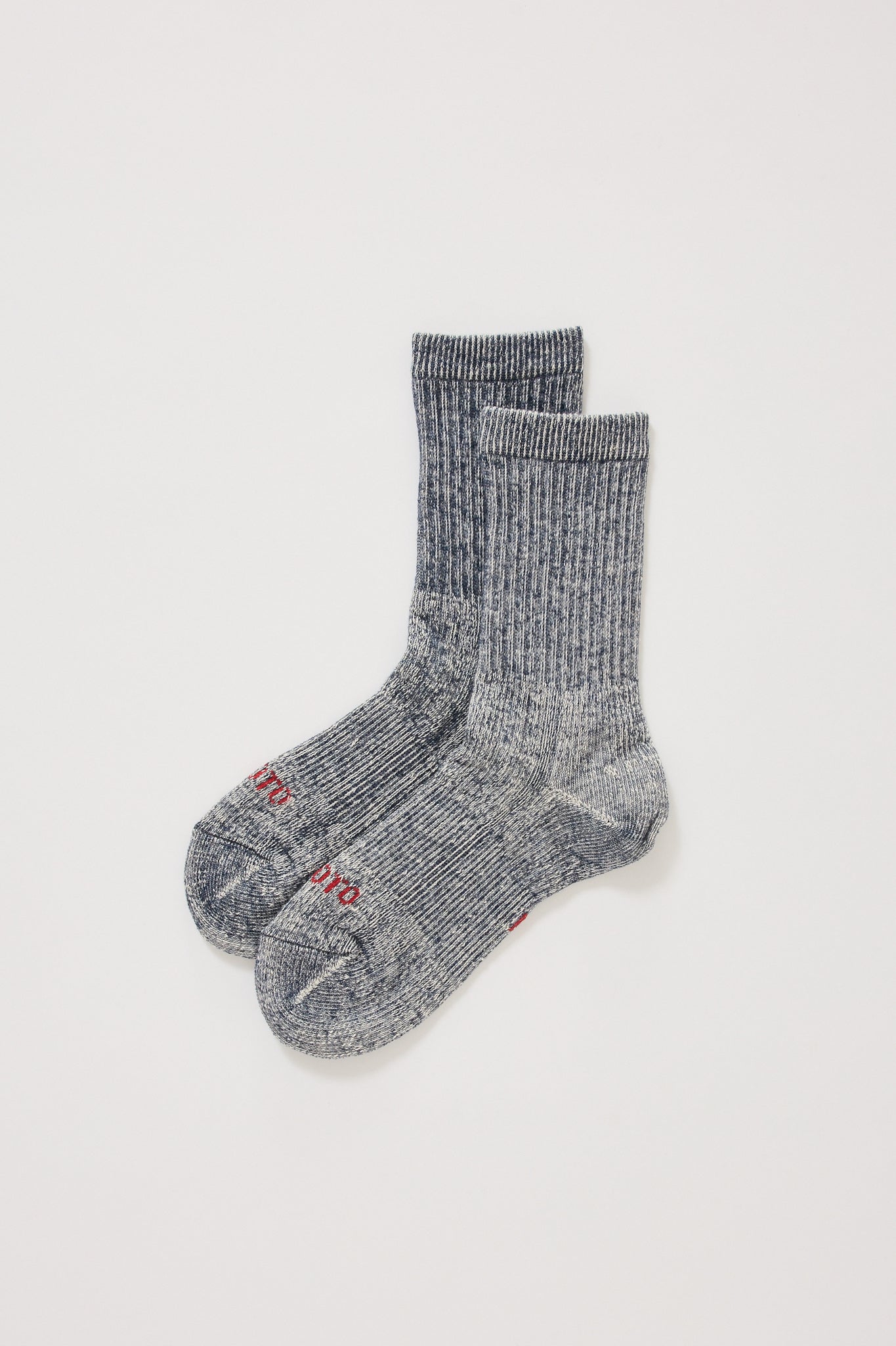 Double Face Mini Crew Socks Navy